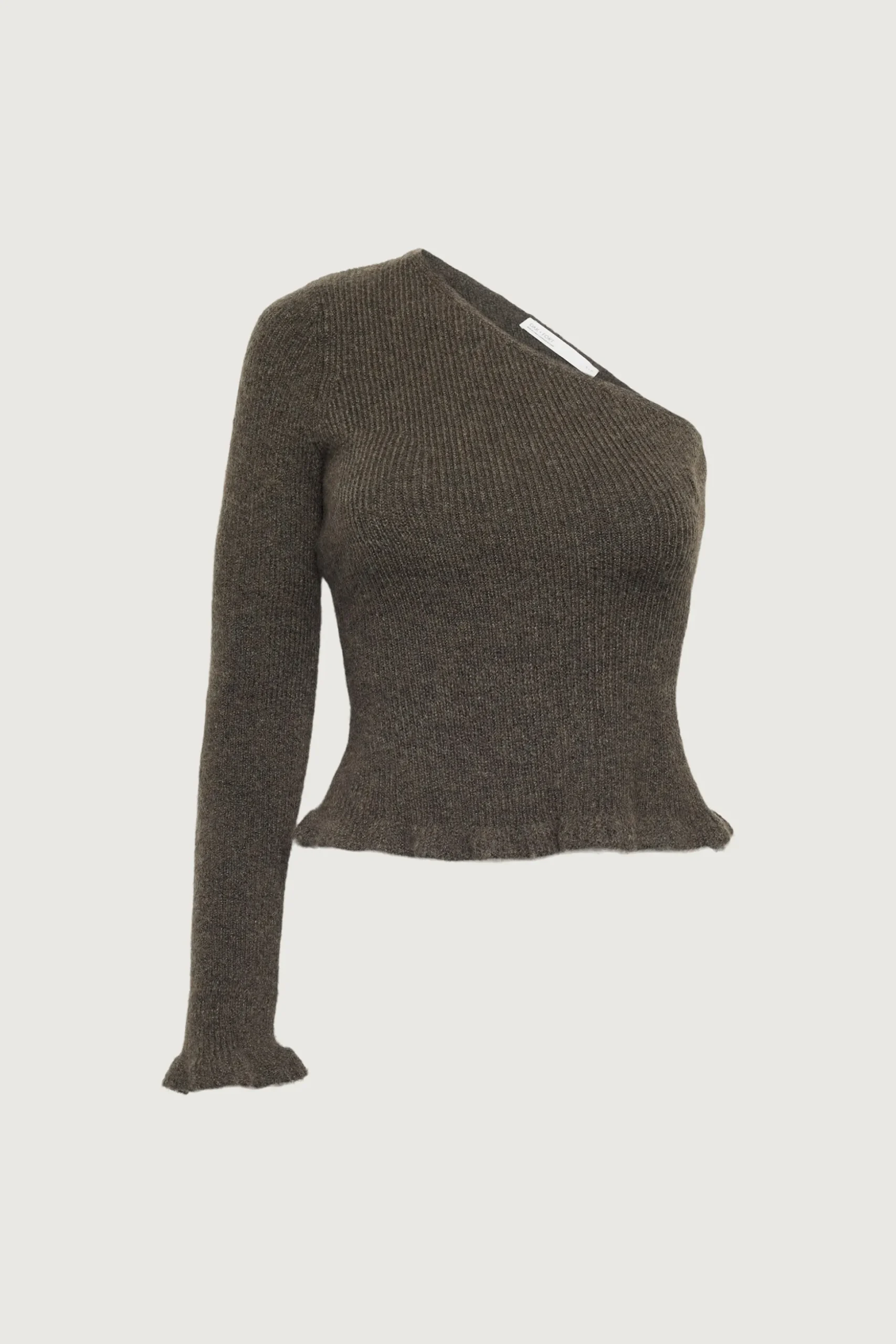 FITTED ONE SLEEVE SWEATER