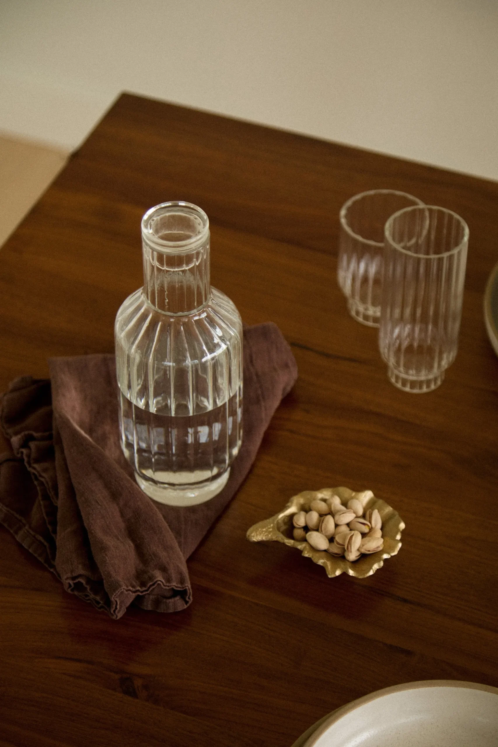 FLUTED CARAFE