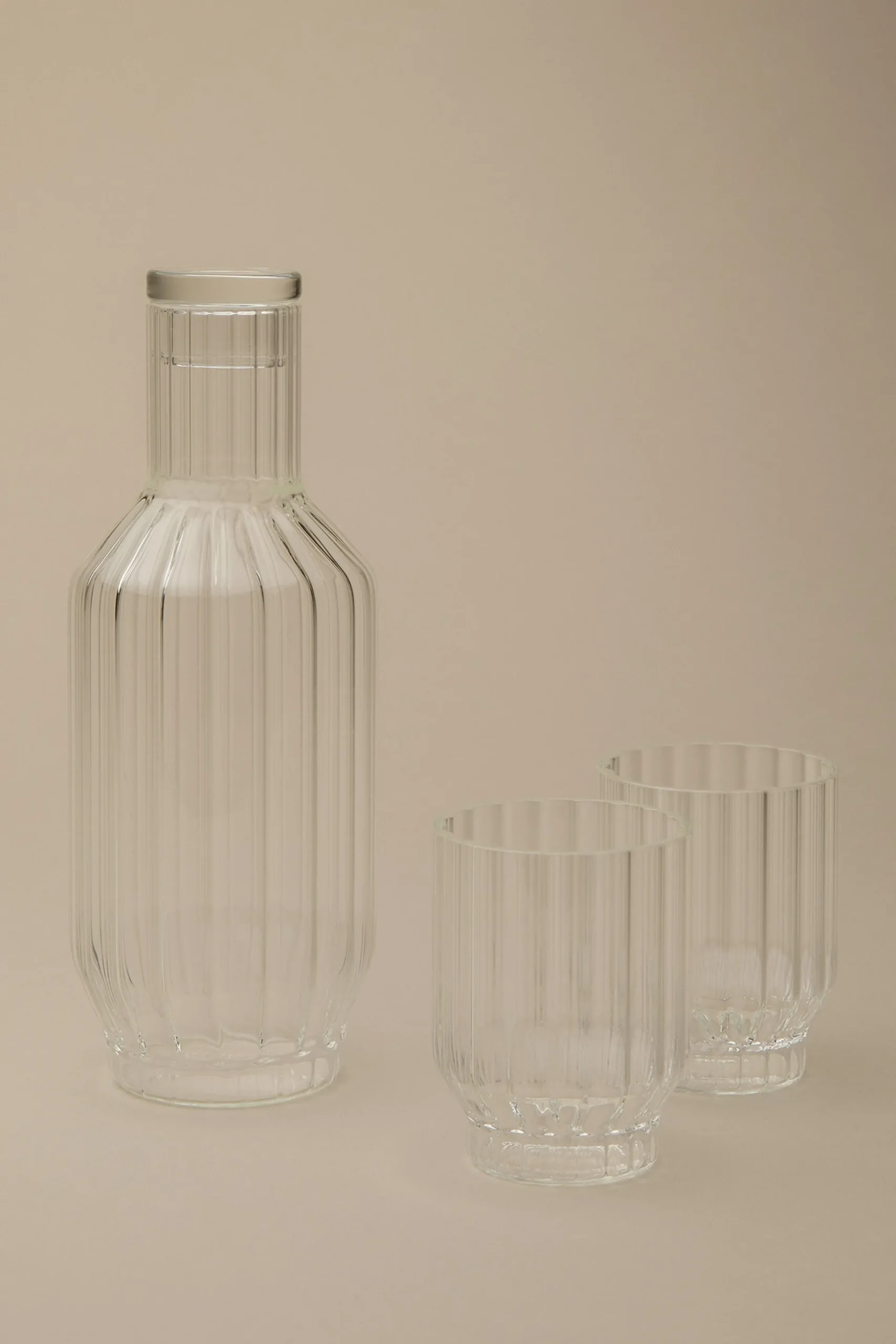 FLUTED CARAFE