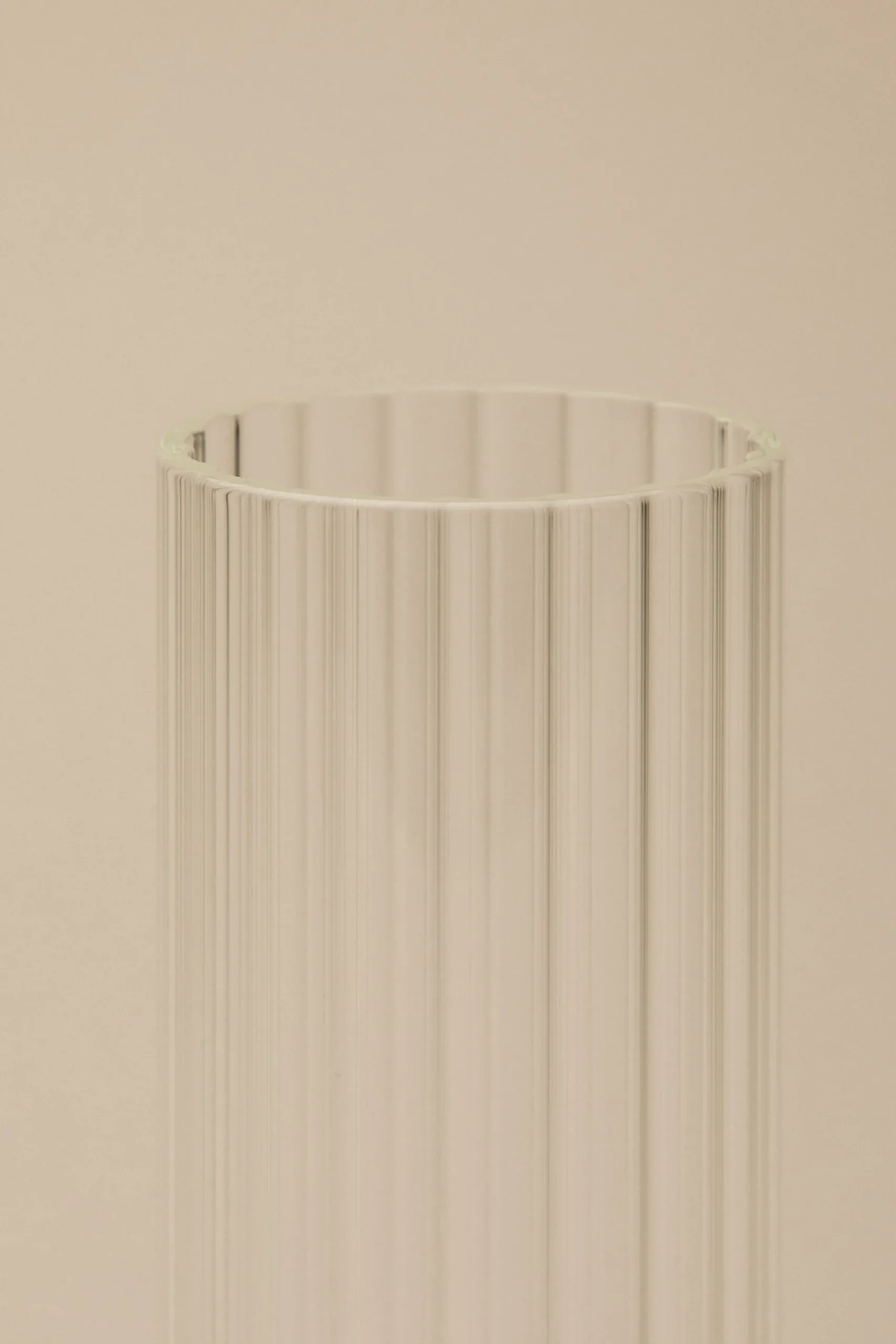 FLUTED COOLER GLASSES, SET OF 2