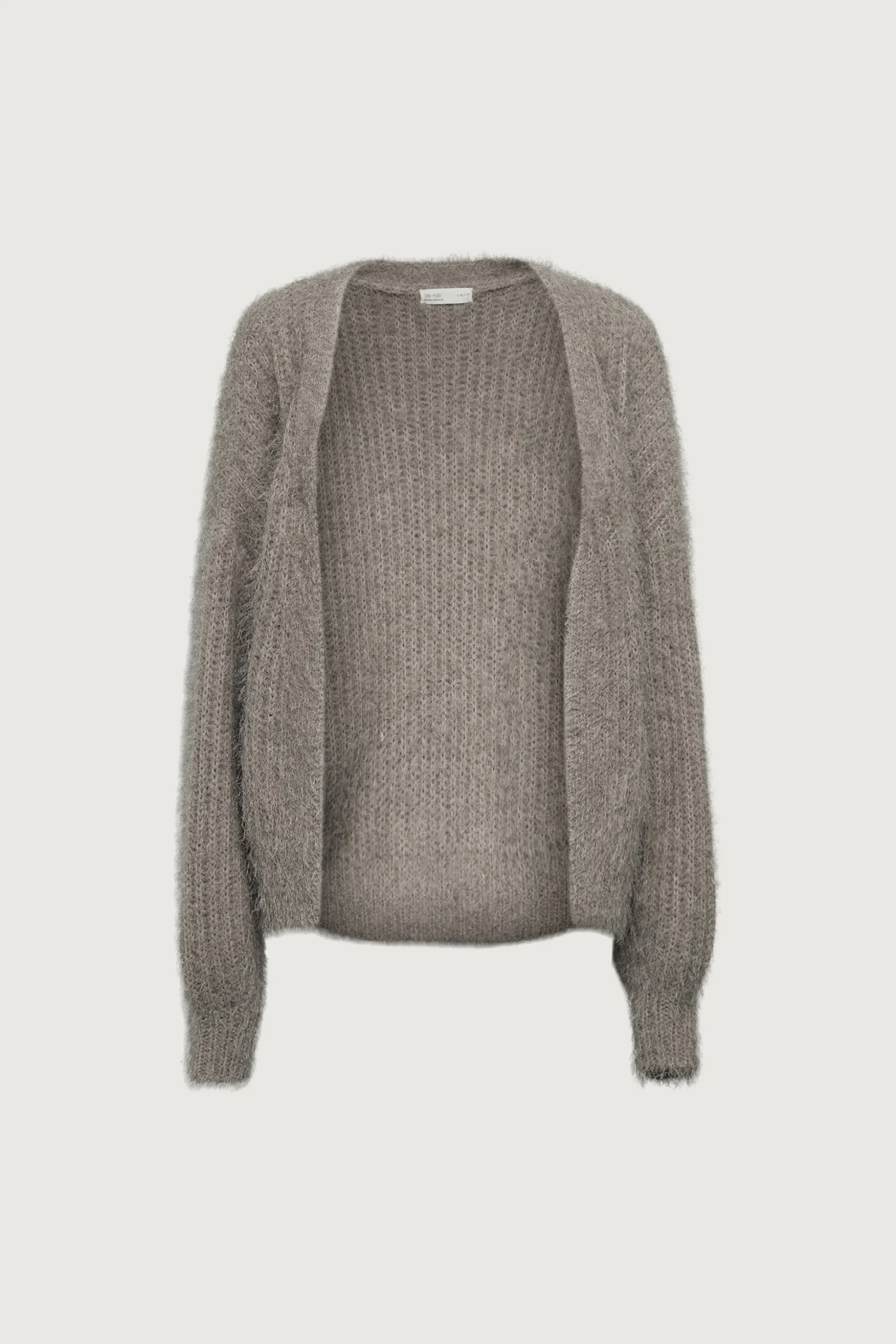 FUZZY OPEN FRONT CARDIGAN