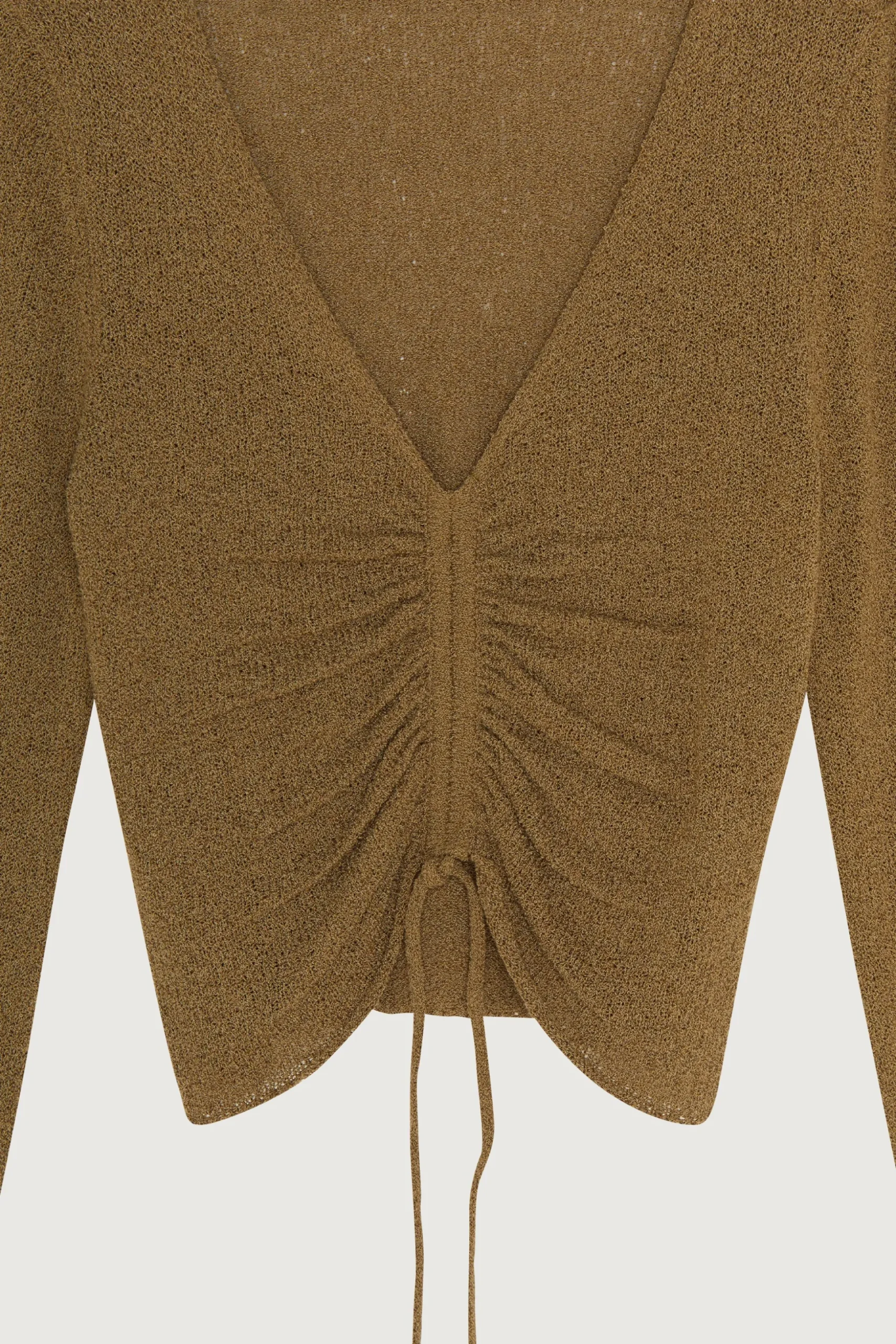 GATHERED SWEATER