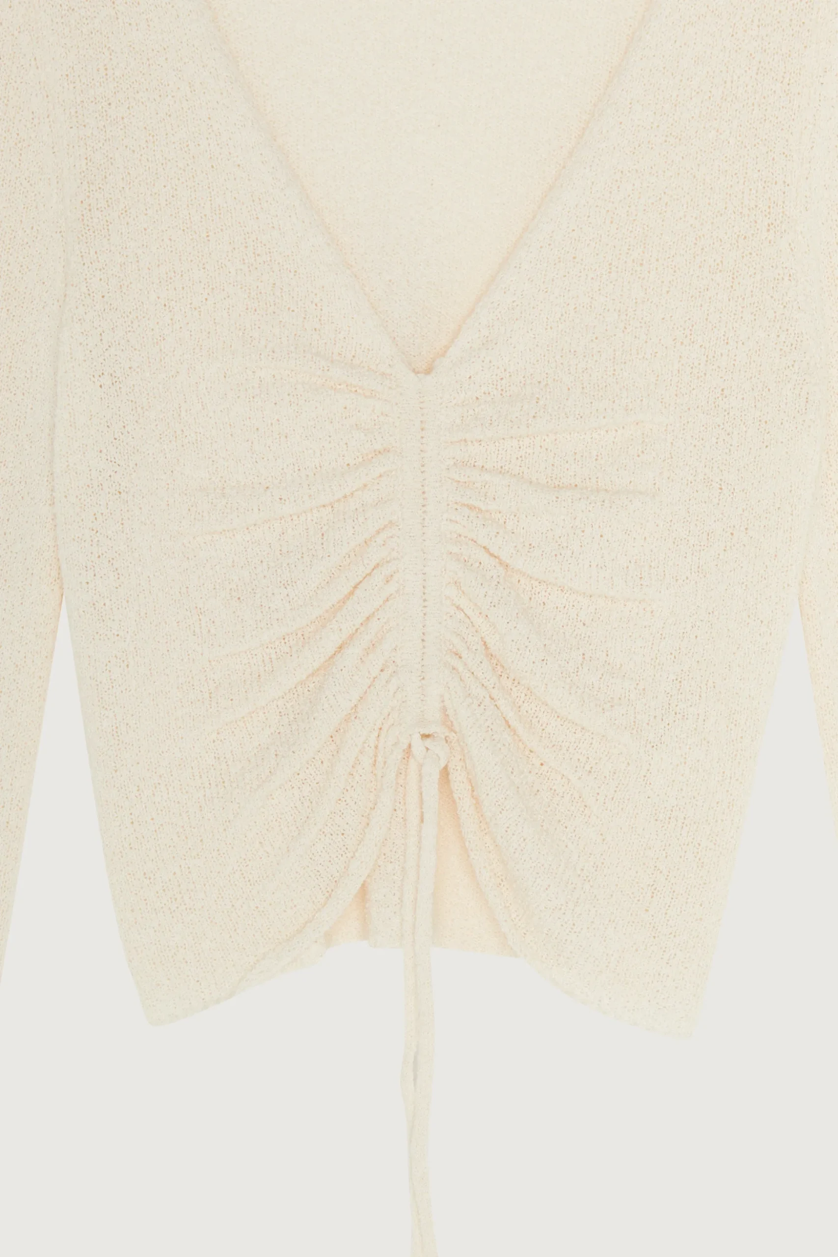 GATHERED SWEATER