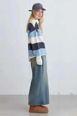 HALF ZIP SWEATER