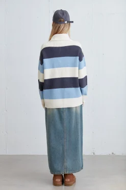 HALF ZIP SWEATER