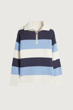 HALF ZIP SWEATER