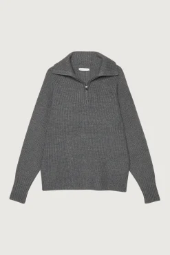 HALF ZIP SWEATER