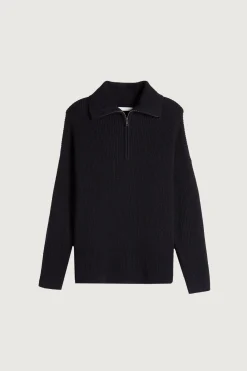 HALF ZIP SWEATER