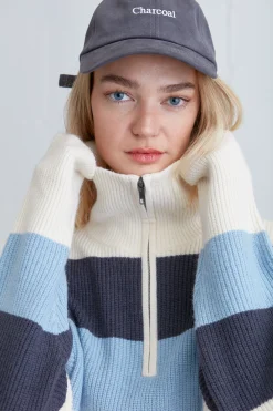 HALF ZIP SWEATER