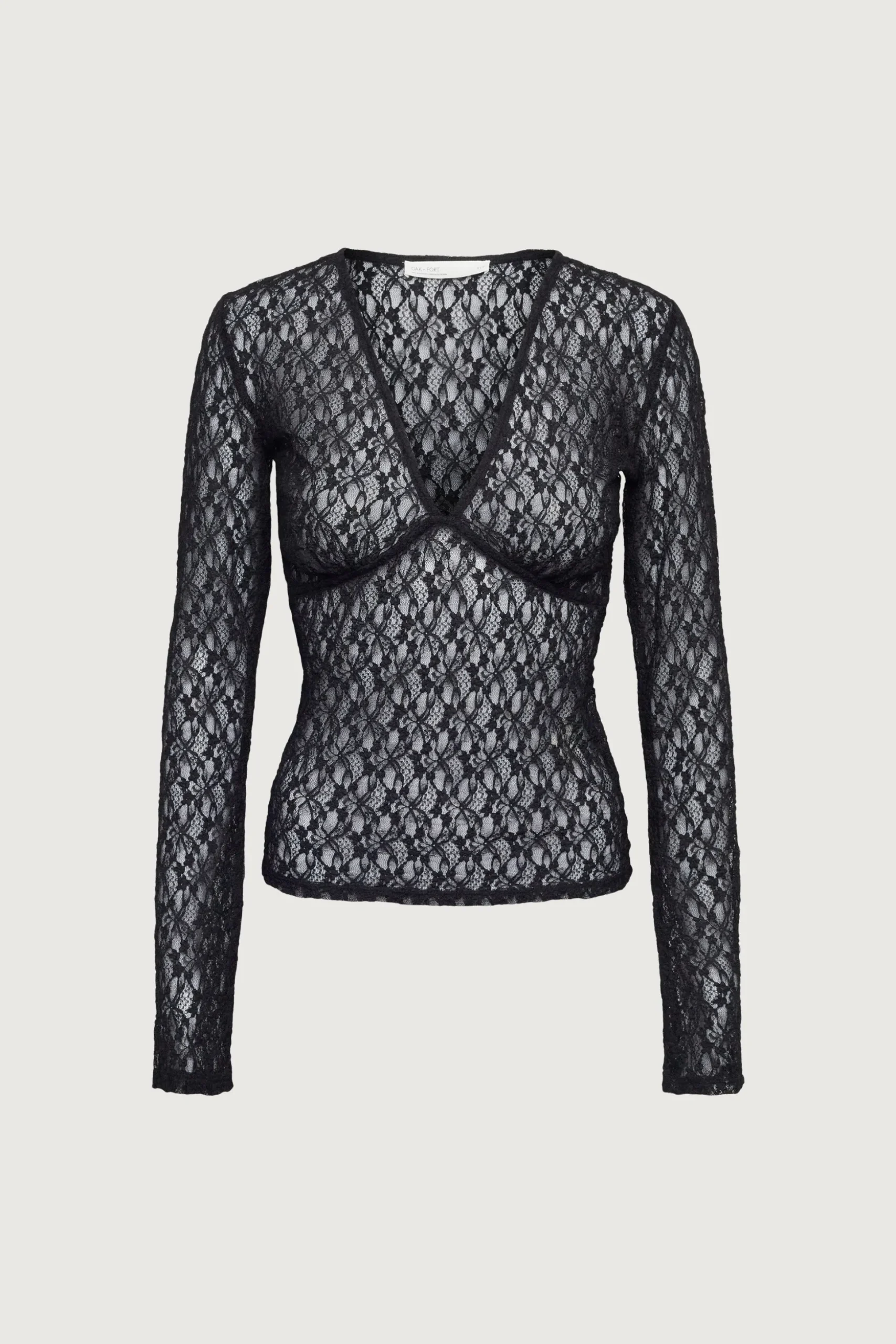 LACE LONG SLEEVE TOP