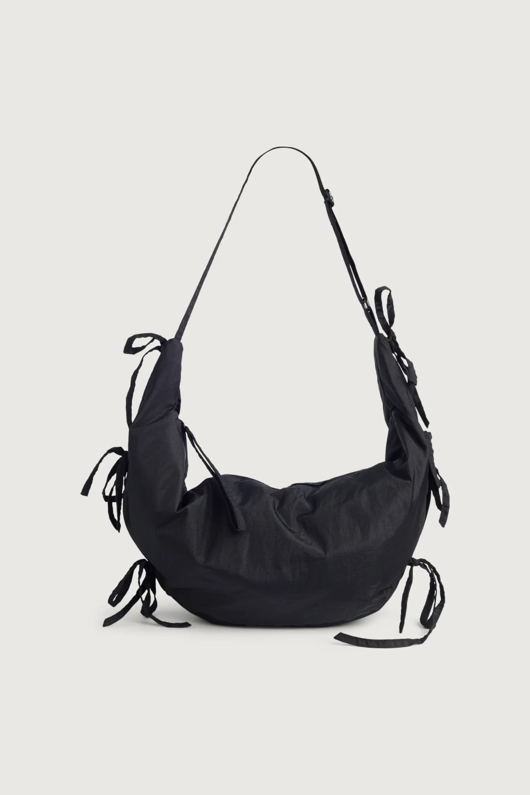LARGE SHOULDER BAG WITH BOWS