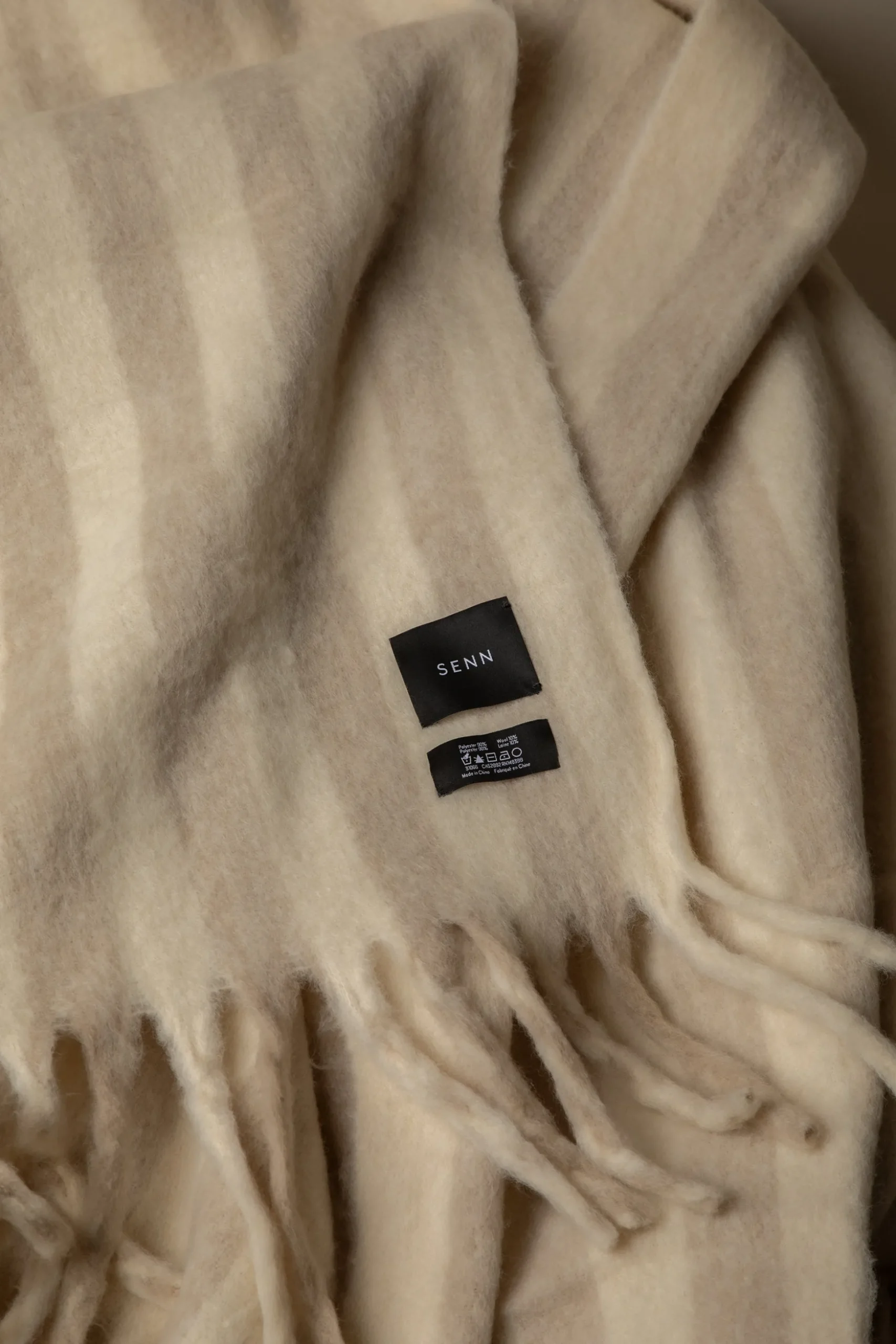 LINEA WOOL BLEND THROW