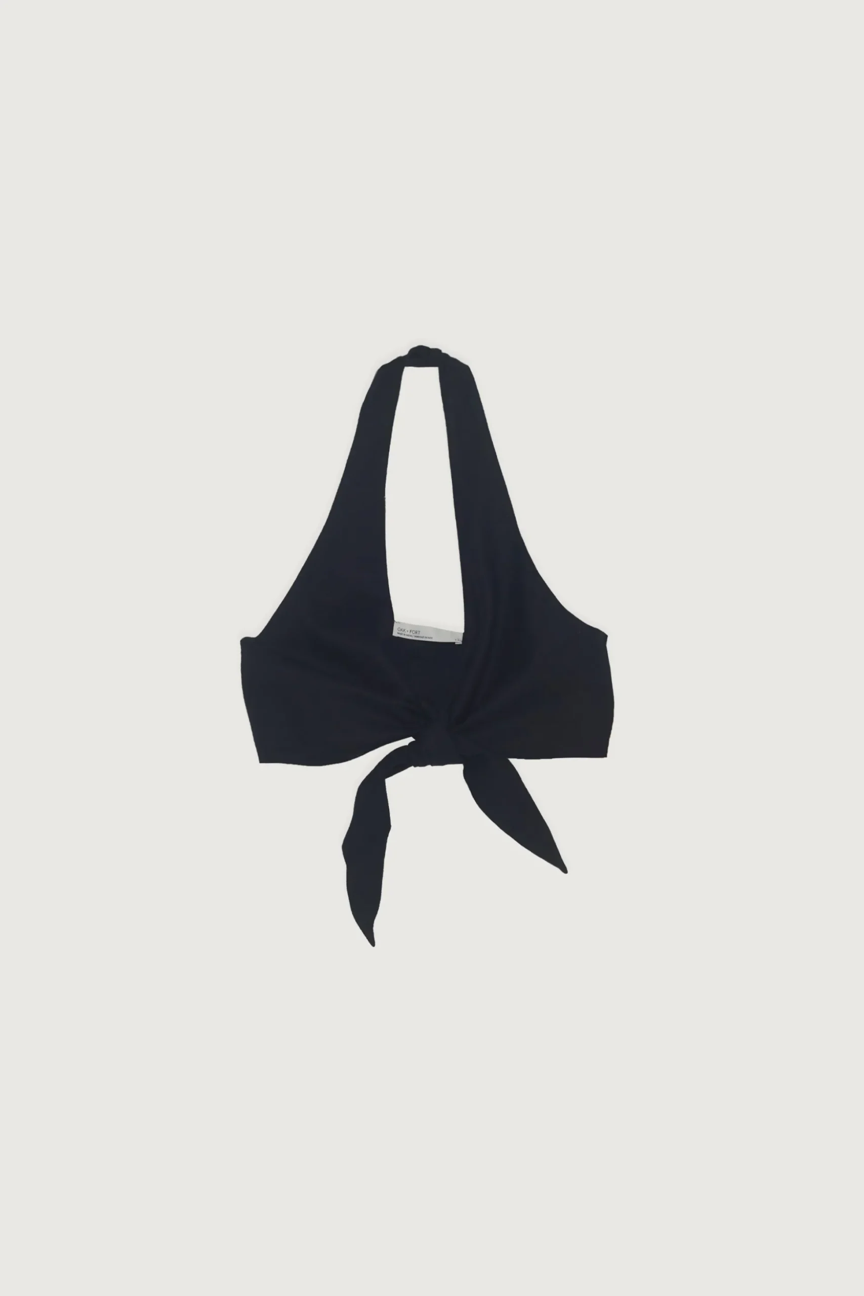LINEN BLEND FRONT TIE TOP