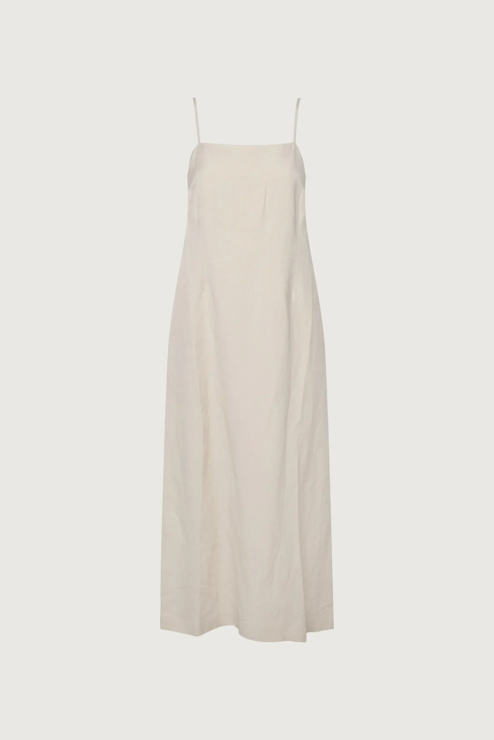 LINEN BLEND MAXI DRESS