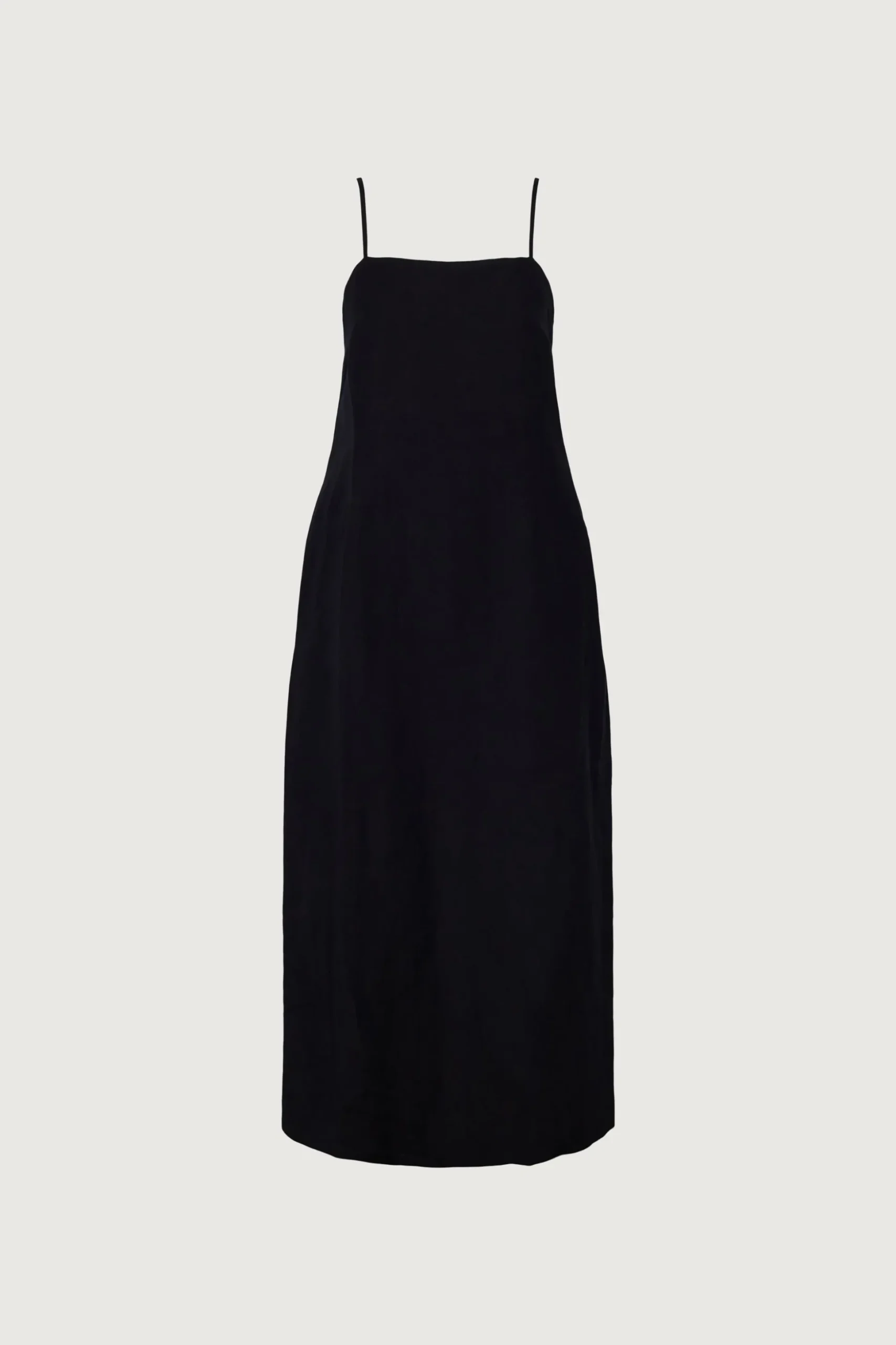LINEN BLEND MAXI DRESS