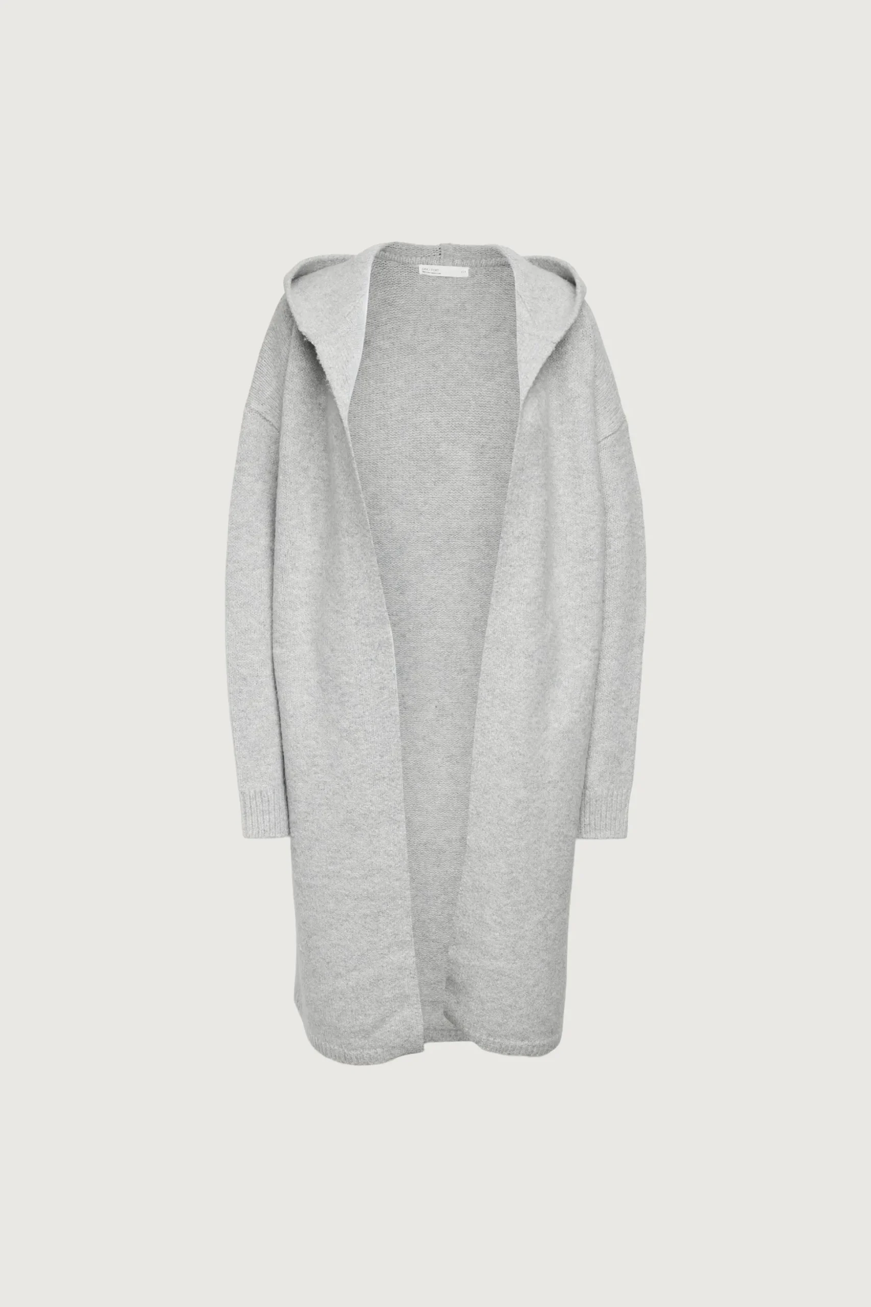 LONG CARDIGAN WITH HOODIE