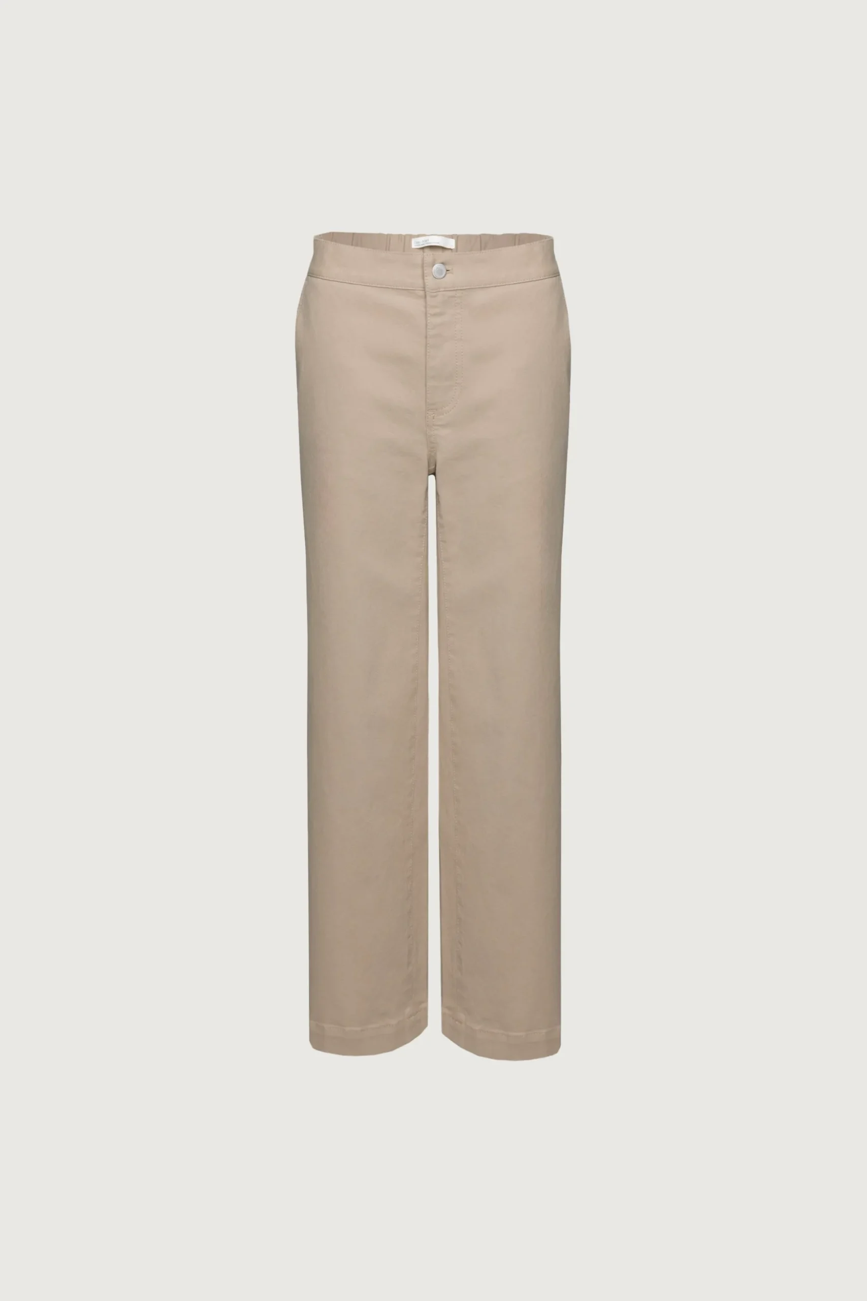 LONG LENGTH 30" TWILL WIDE LEG PANT