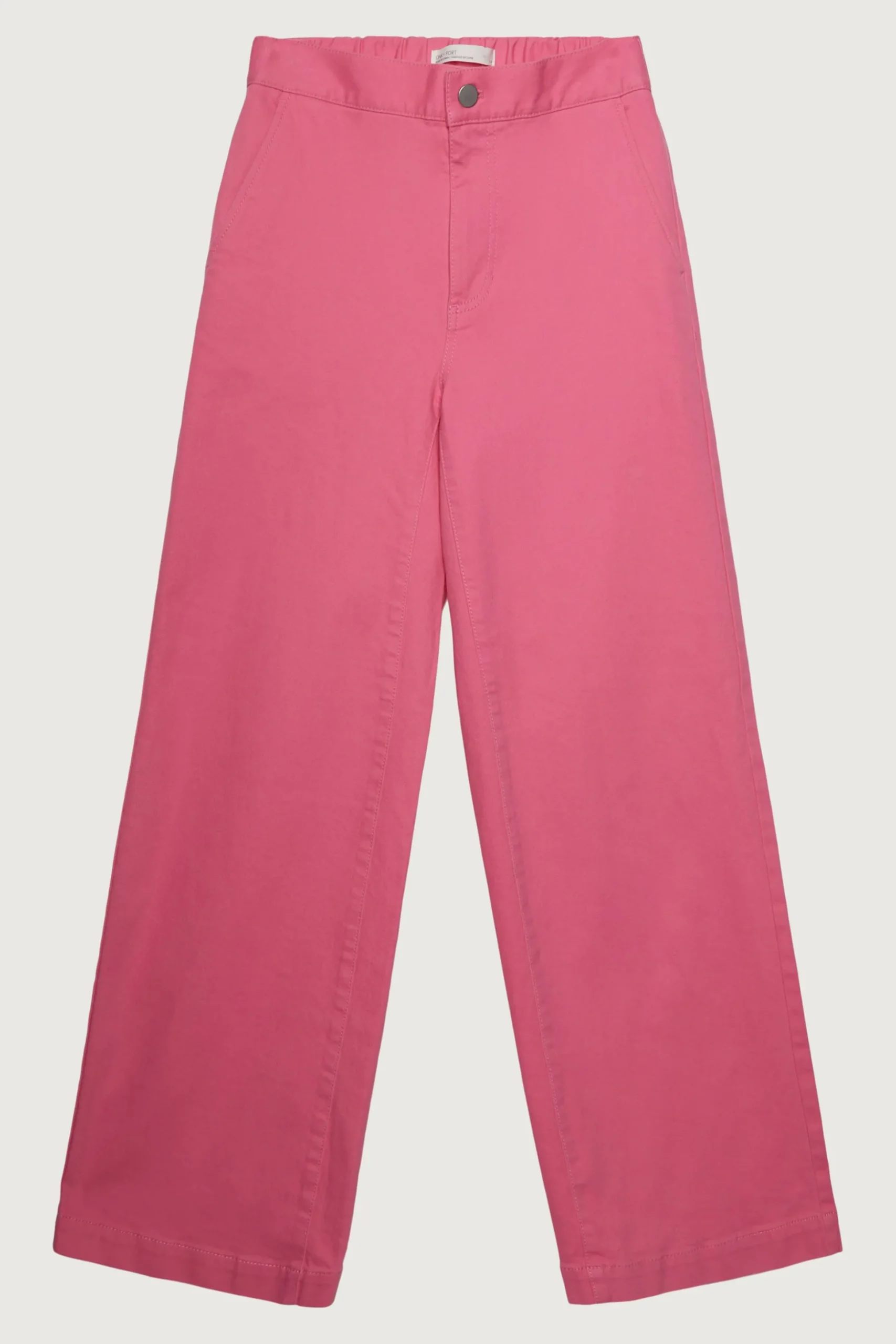 LONG LENGTH 30" TWILL WIDE LEG PANT