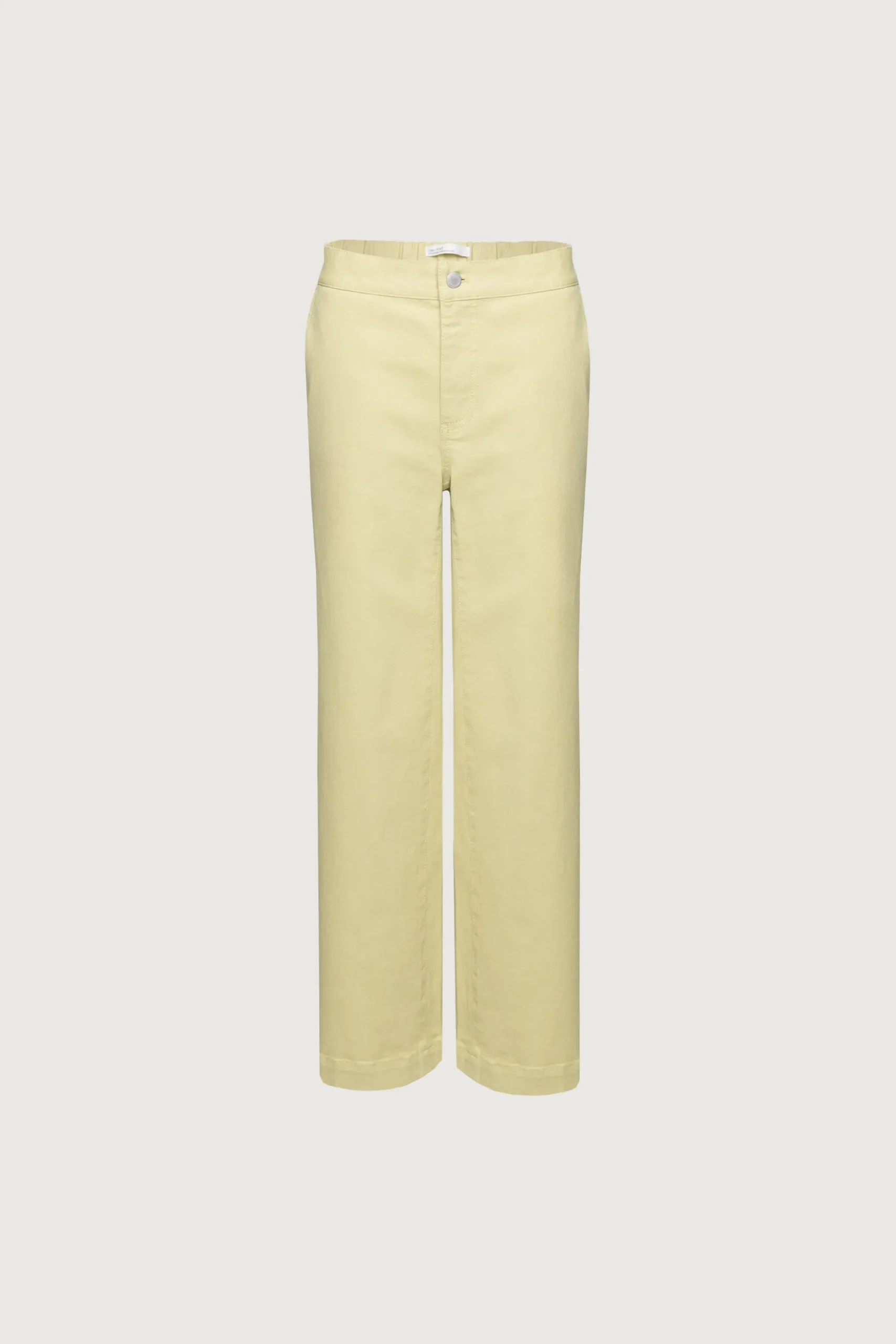 LONG LENGTH 30" TWILL WIDE LEG PANT