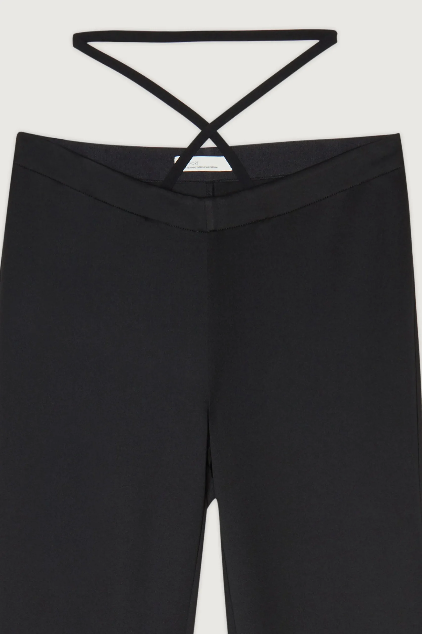 LOW RISE PANT WITH WAIST TIE