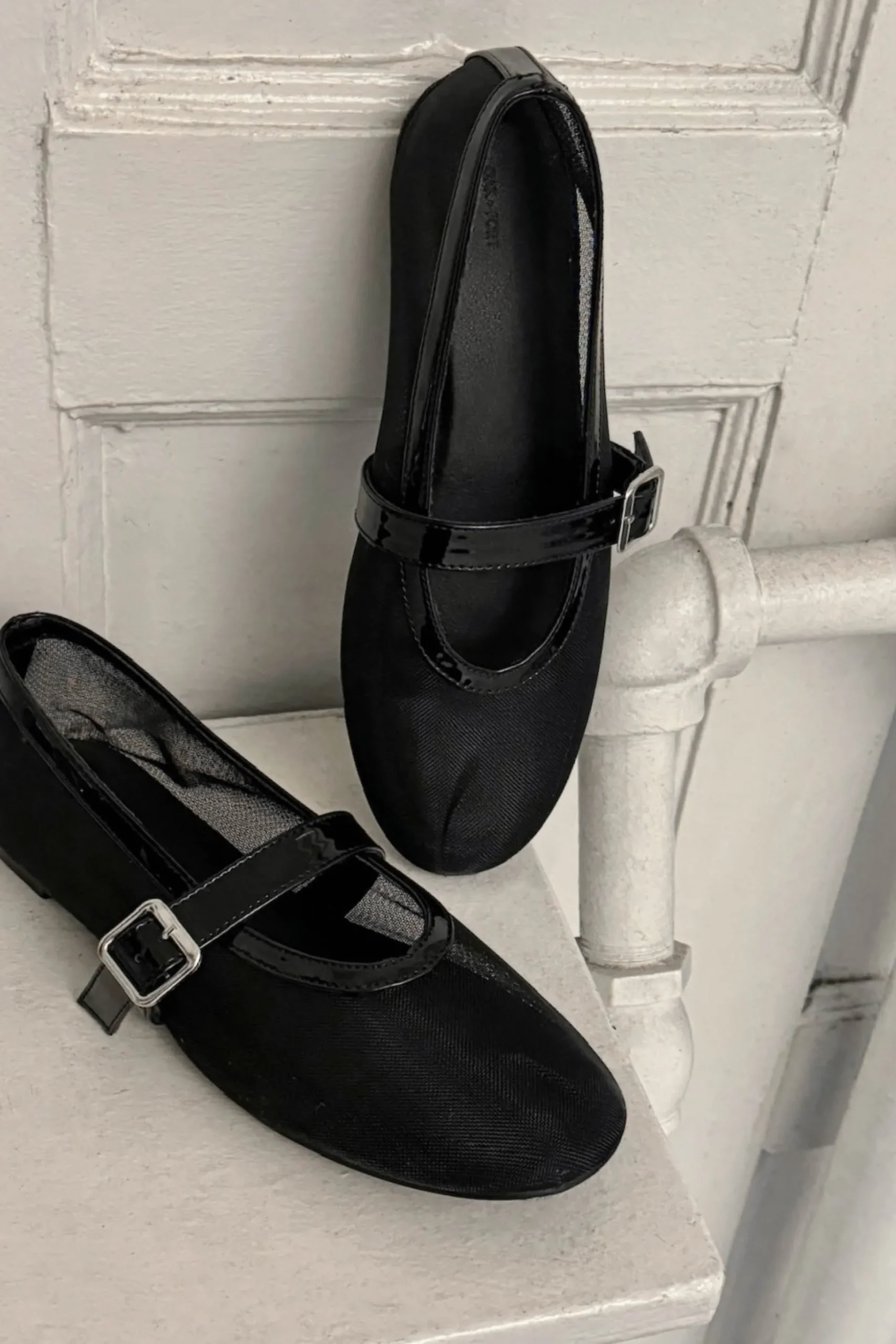 MESH BALLET FLATS