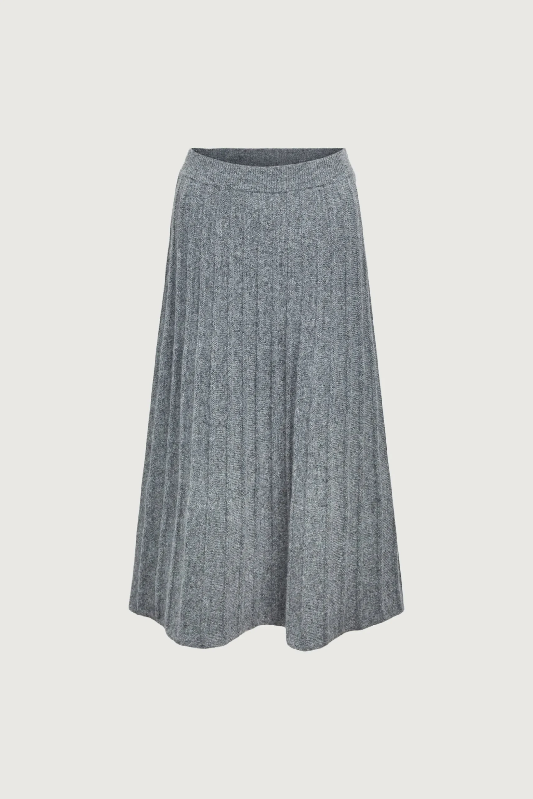 MIDI KNIT SWEATER SKIRT