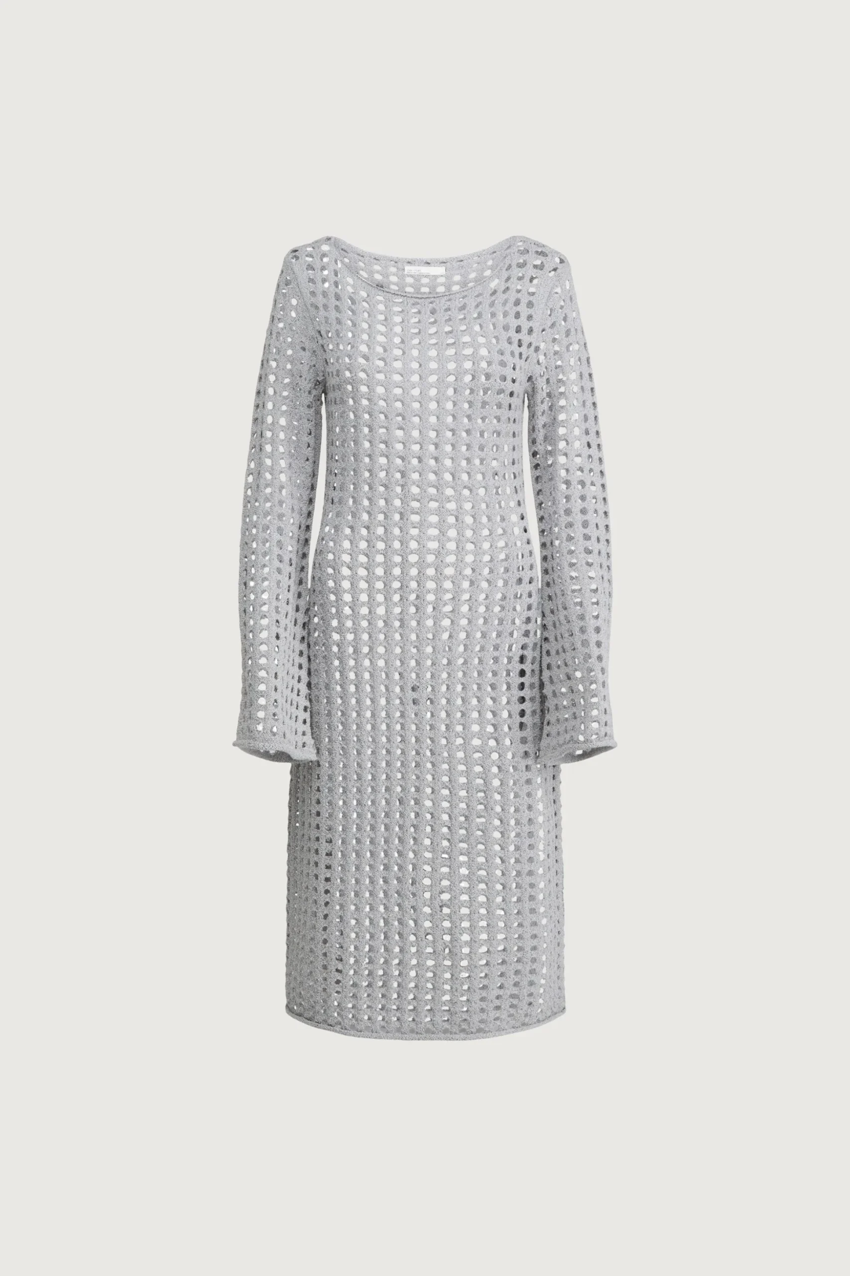 MIDI OPEN KNIT SWIMSUIT COVERUP DRESS