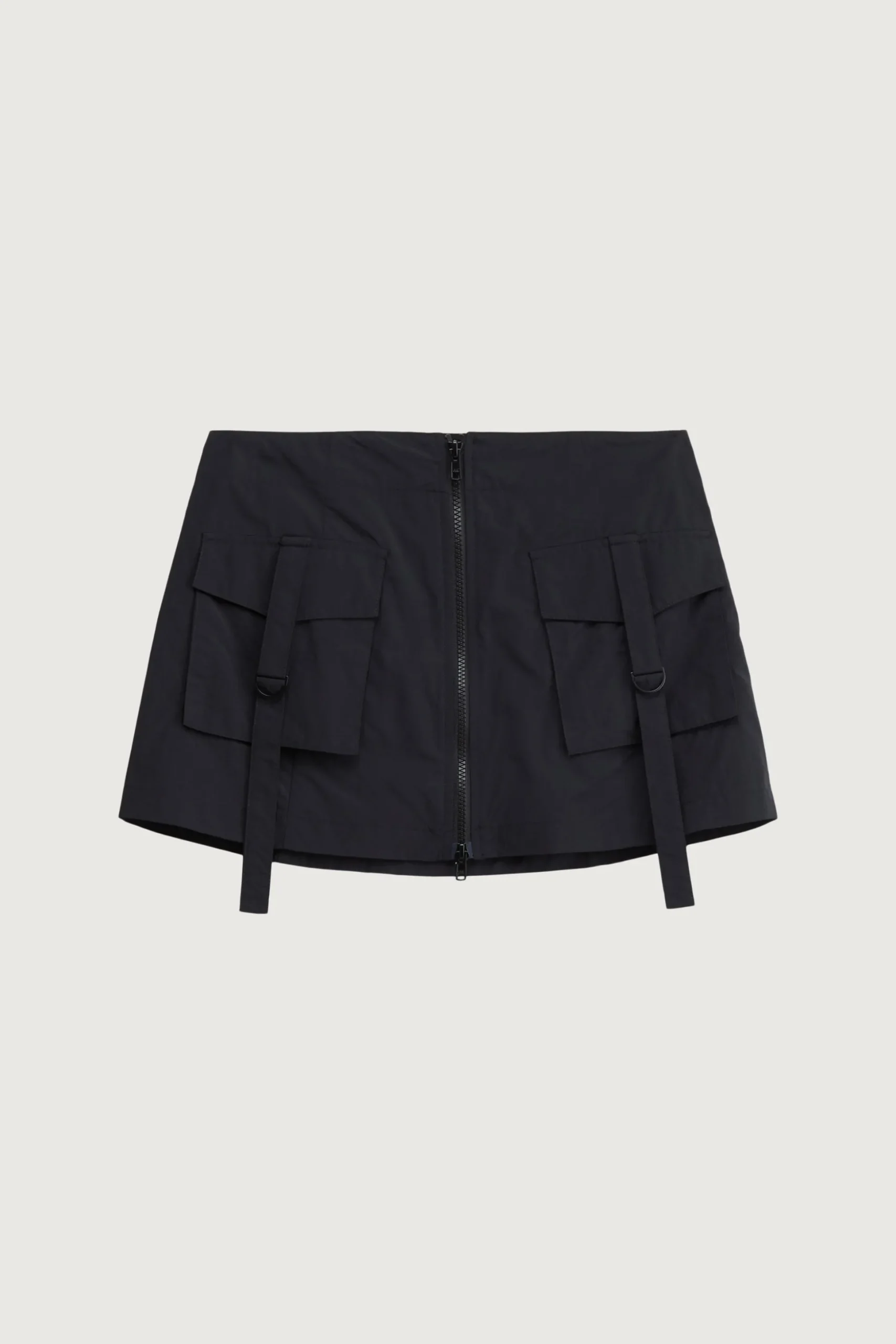MINI NYLON CARGO SKIRT