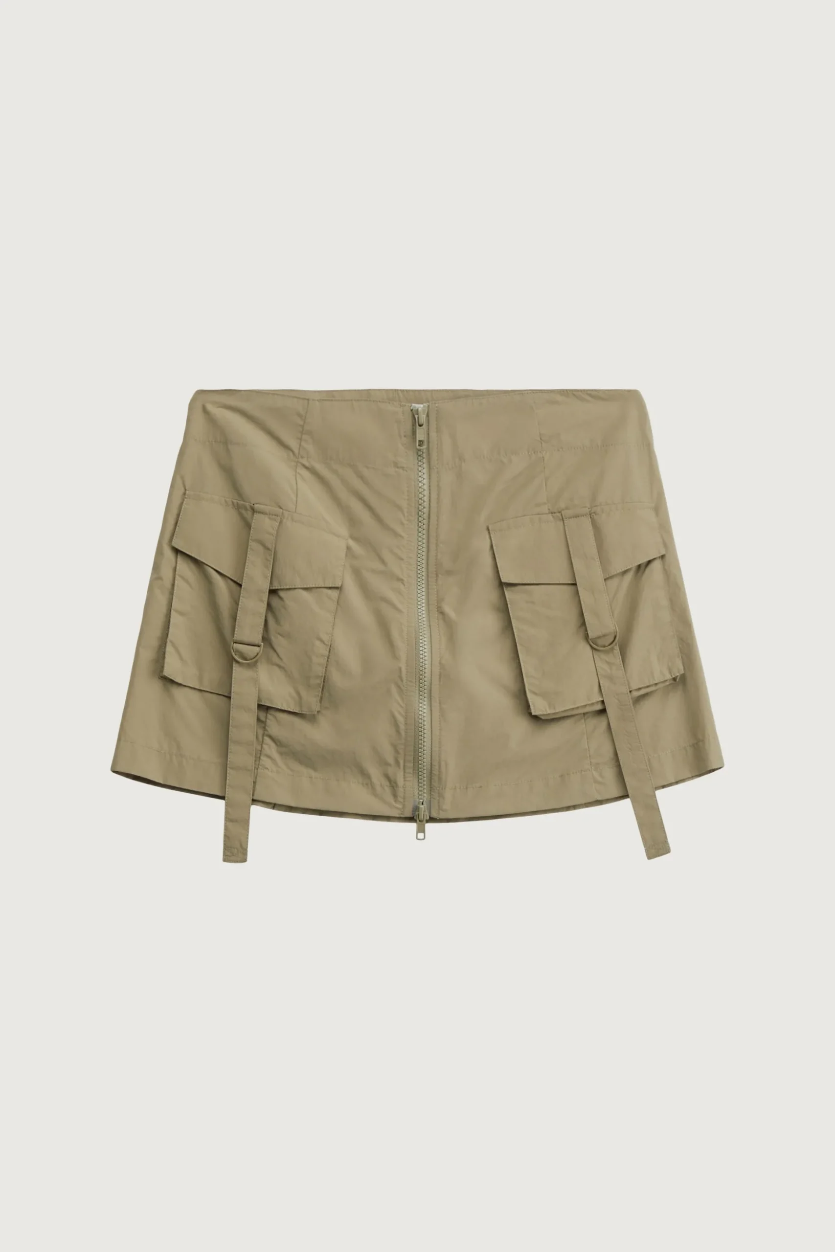 MINI NYLON CARGO SKIRT