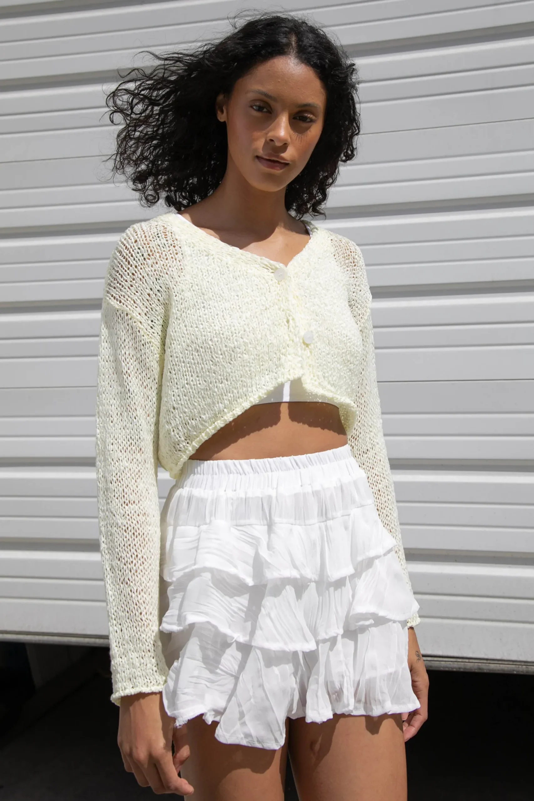 MINI RUFFLED SKIRT