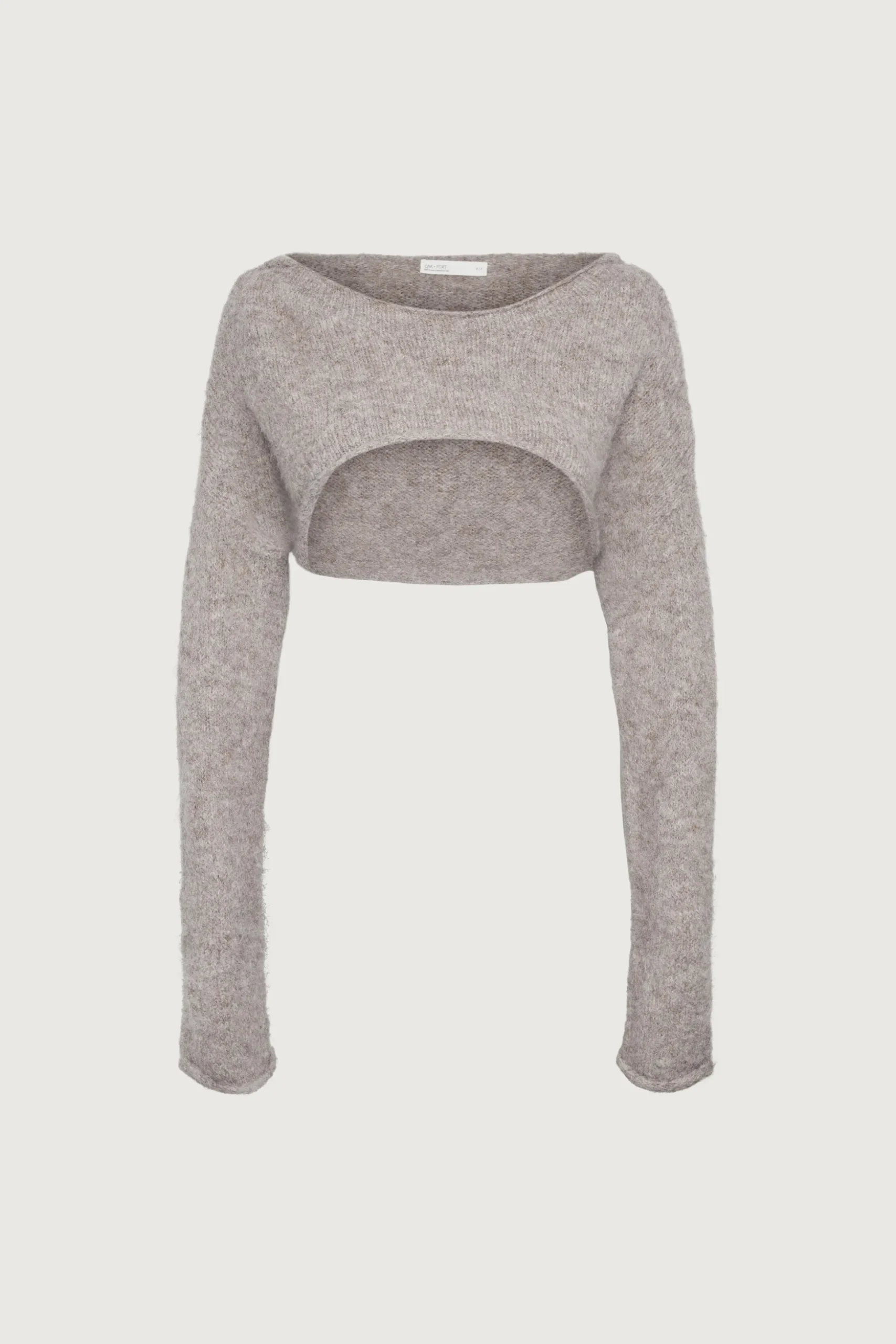 MOHAIR WOOL-BLEND BOLERO