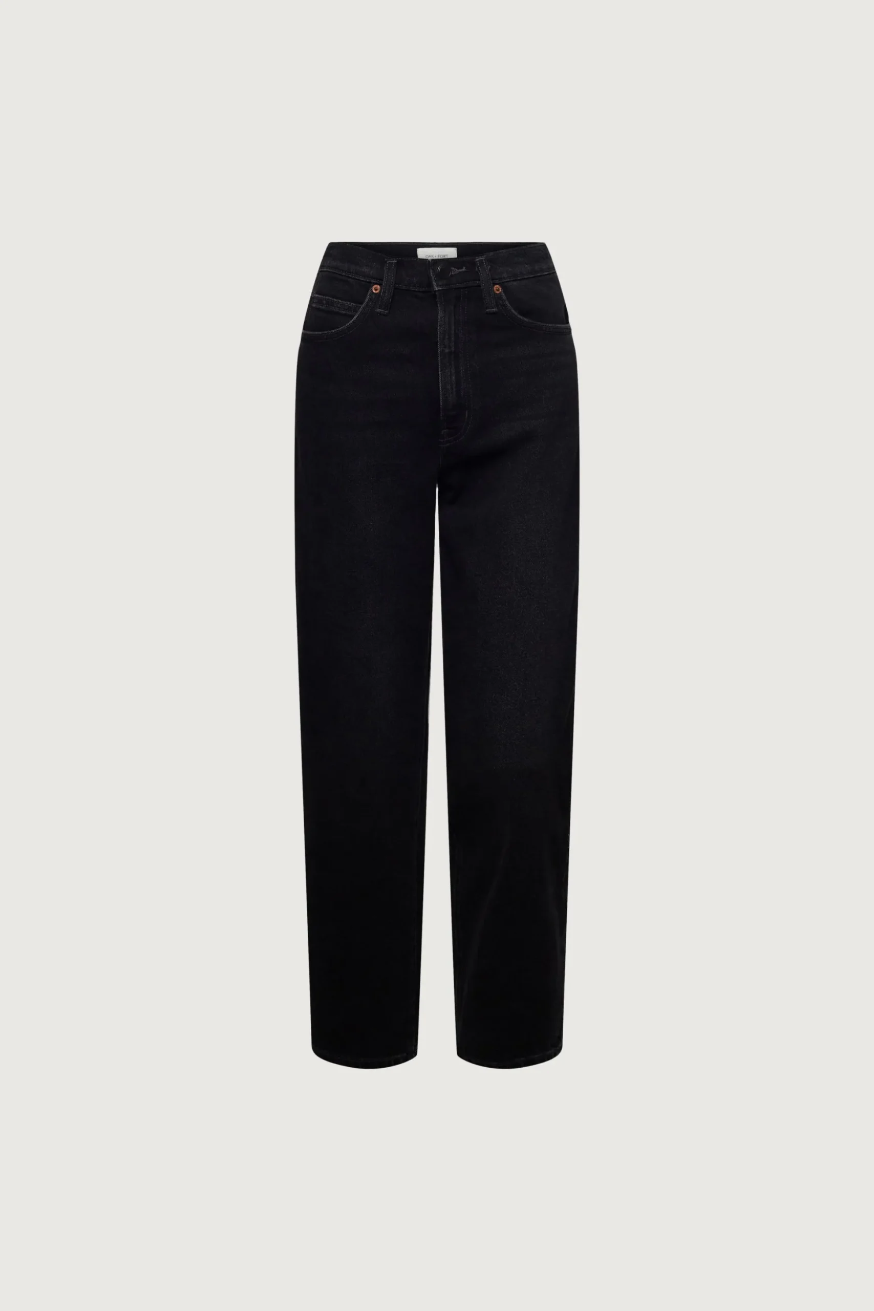 OAK ESSENTIAL STRAIGHT LEG HIGH-RISE JEAN