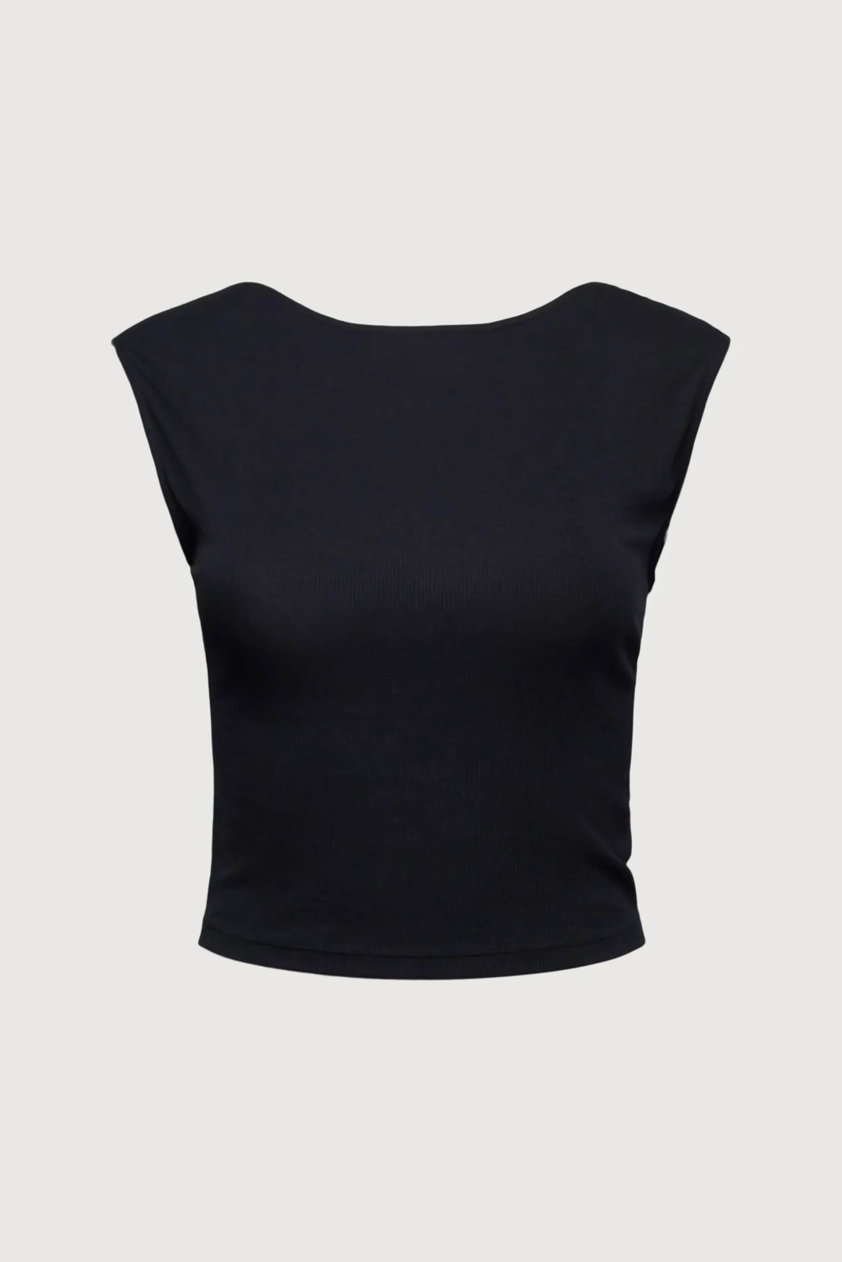 OPEN BACK KNIT TOP