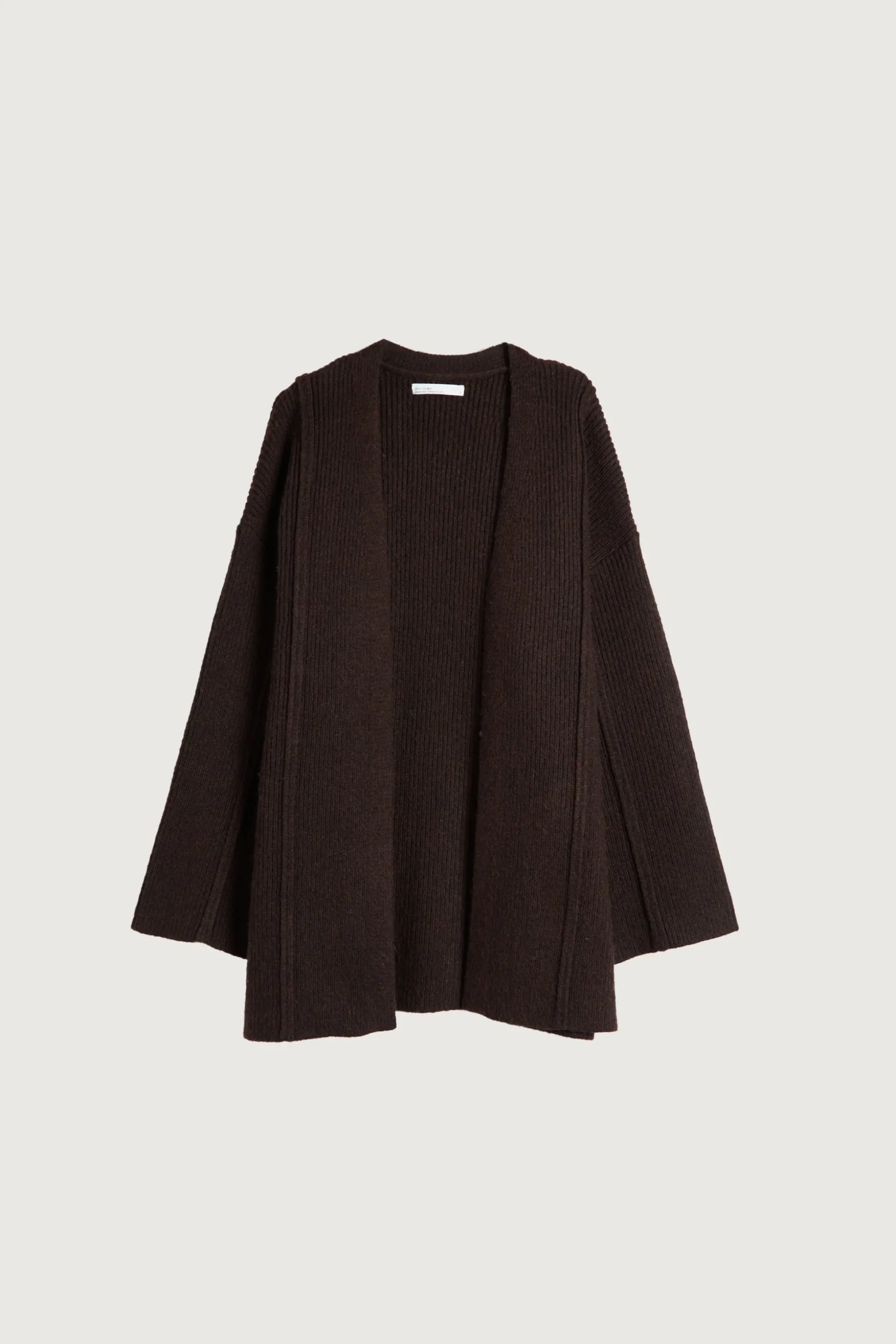 OPEN FRONT CARDIGAN