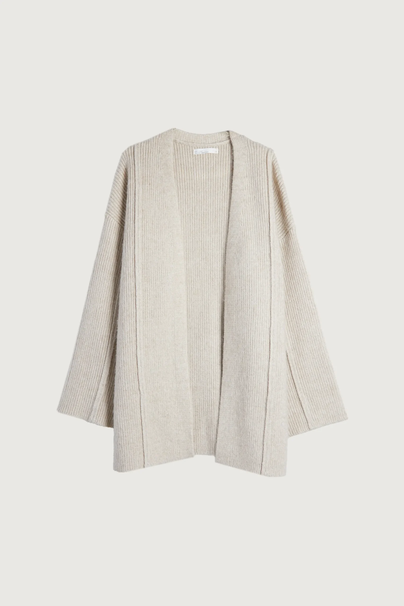 OPEN FRONT CARDIGAN