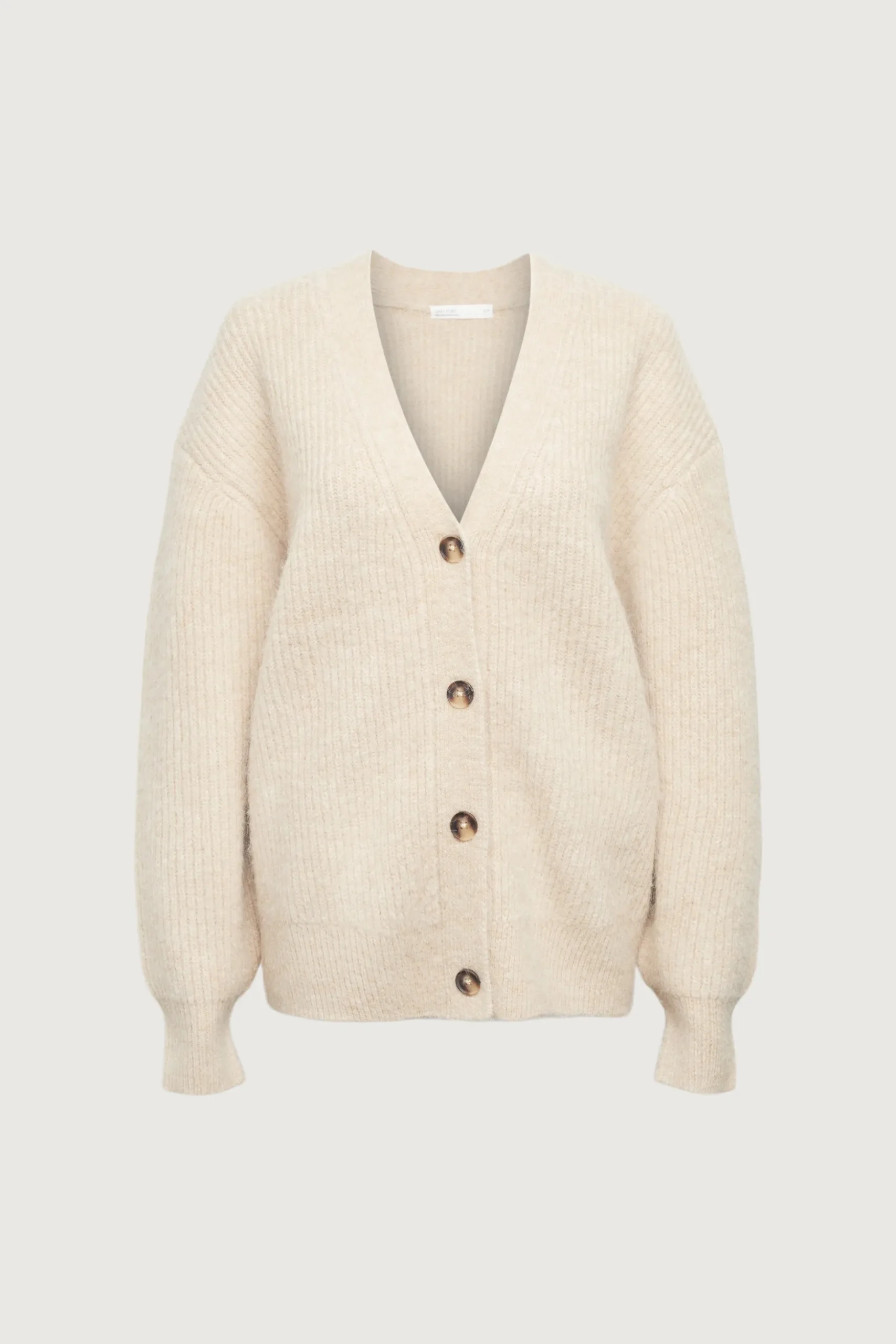 OVERSIZED BUTTON FRONT CARDIGAN