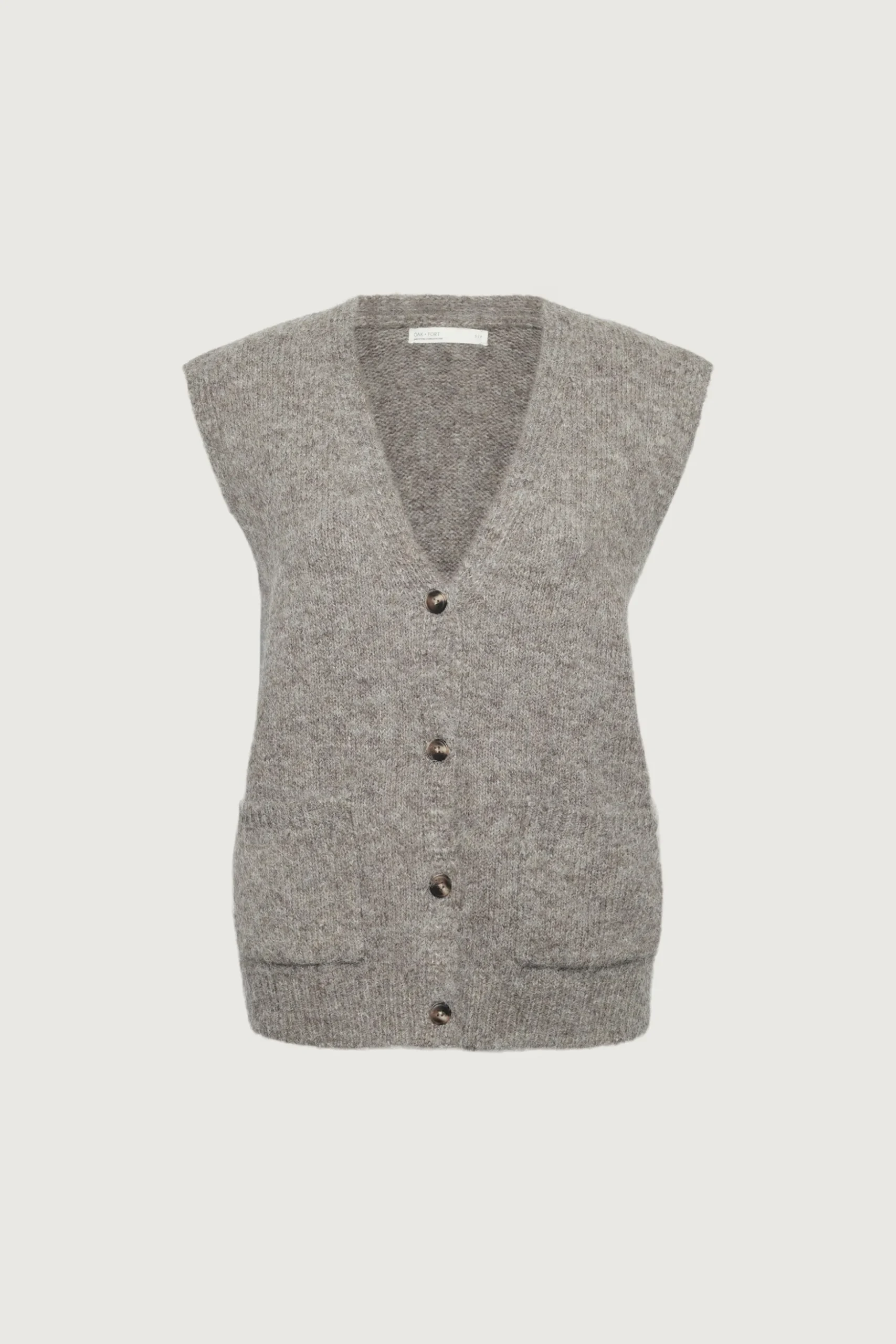 OVERSIZED BUTTON FRONT SWEATER VEST