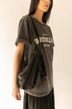 OVERSIZED GRAPHIC 'BROOKLYN' T-SHIRT