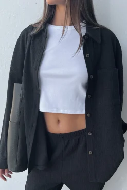 OVERSIZED KNIT SHIRT
