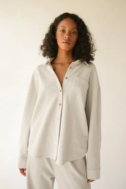 OVERSIZED KNIT SHIRT