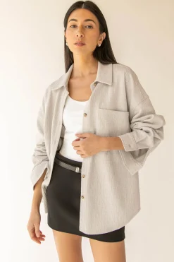 OVERSIZED KNIT SHIRT
