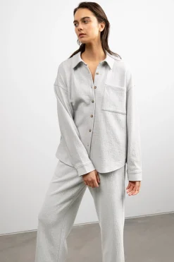 OVERSIZED KNIT SHIRT