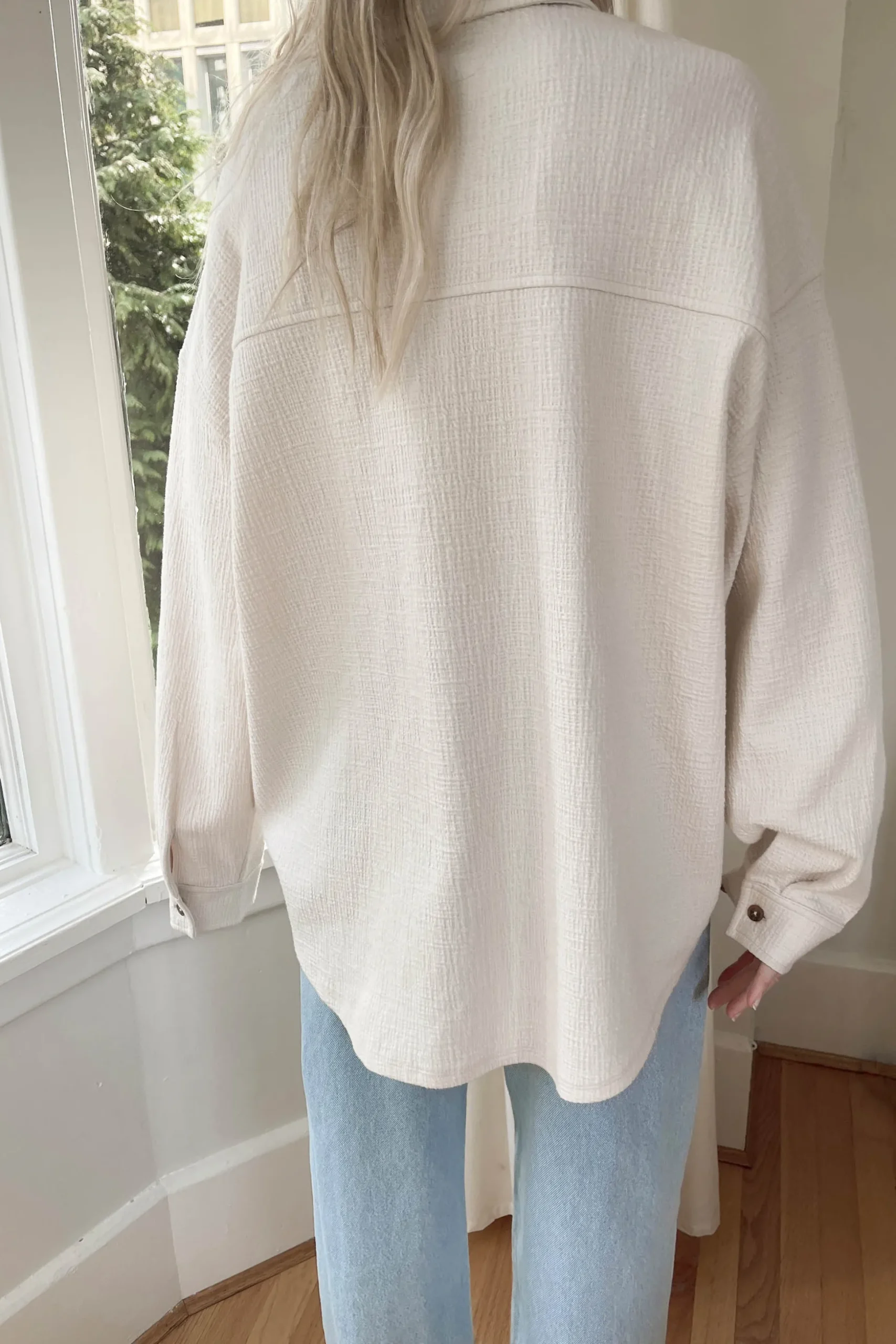 OVERSIZED KNIT SHIRT