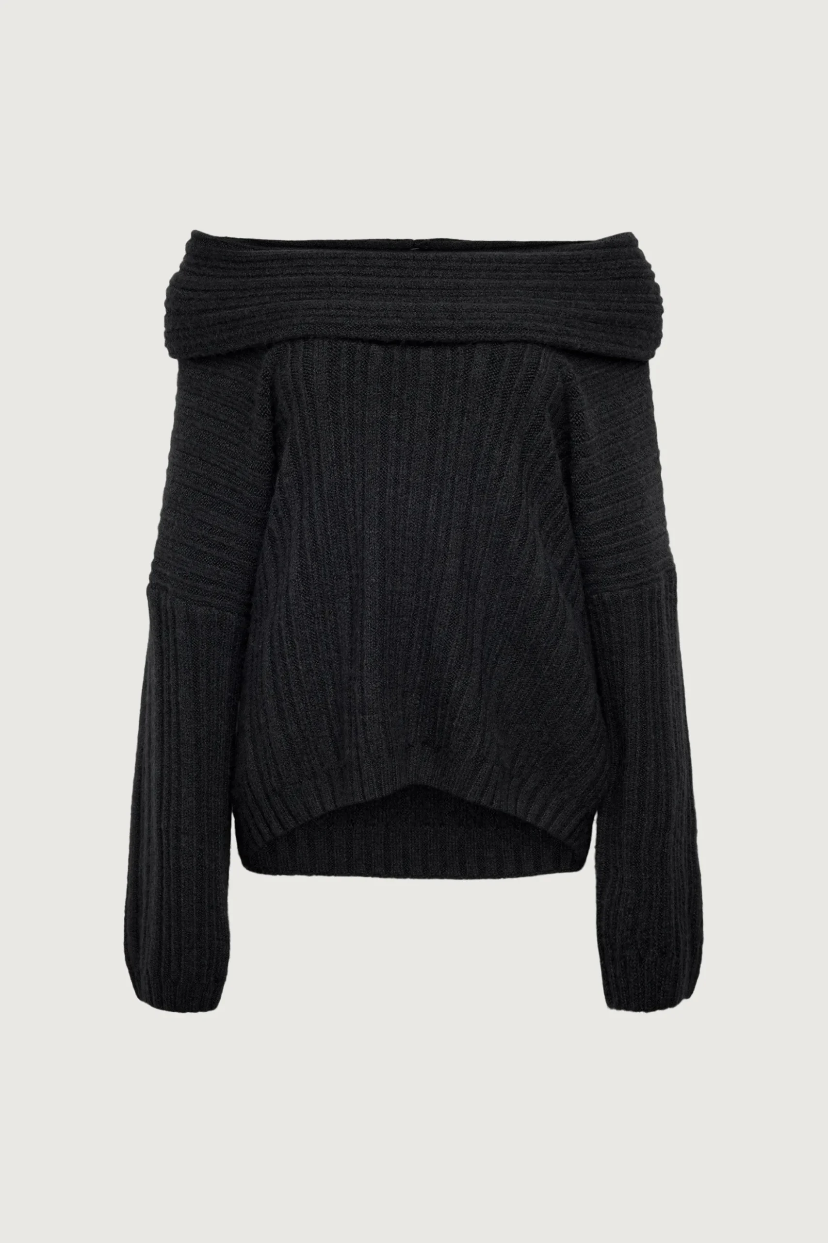 OVERSIZED SLOUCHY OFF THE SHOULDER SWEATER