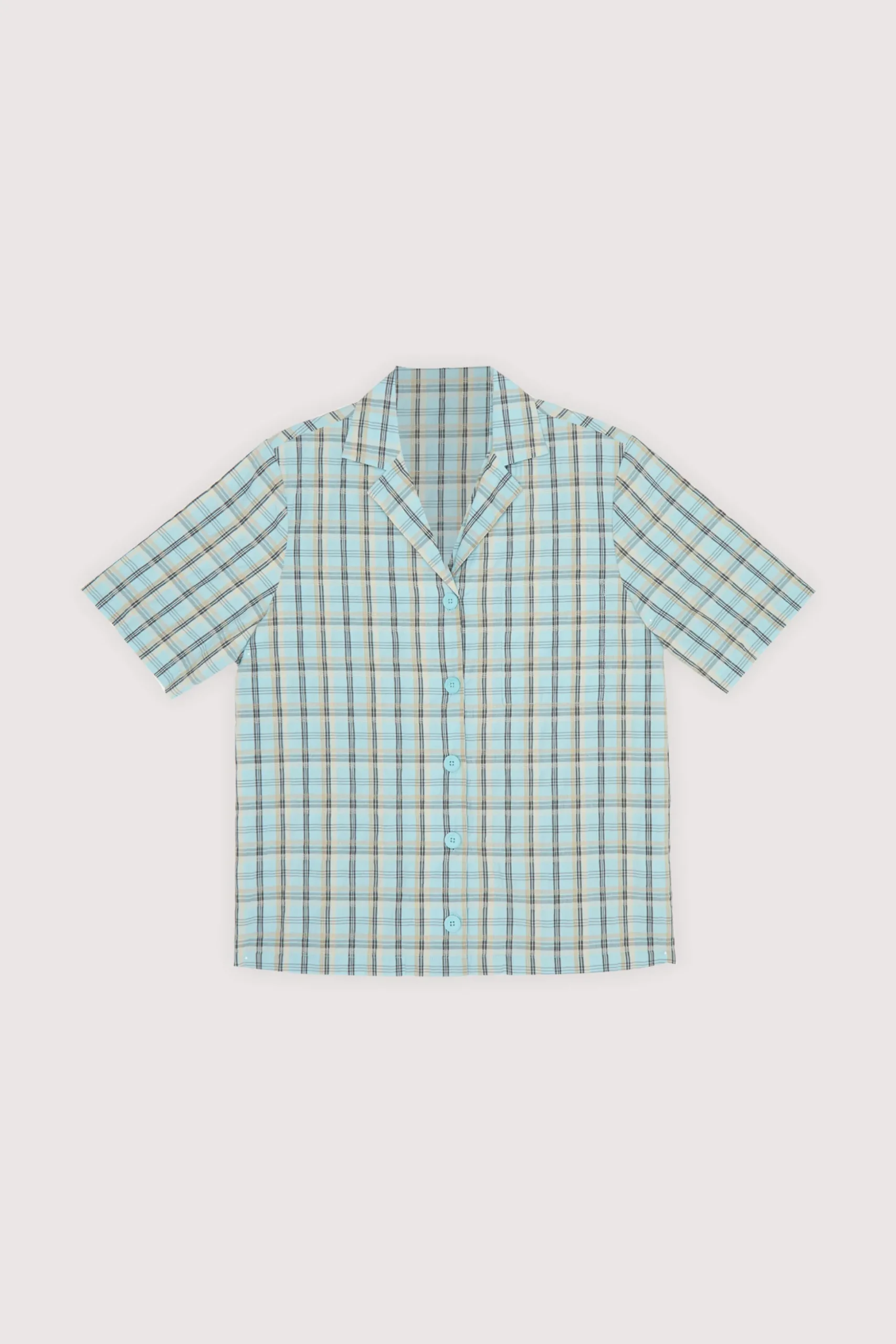 PLAID SHORT SLEEVE SHIRT