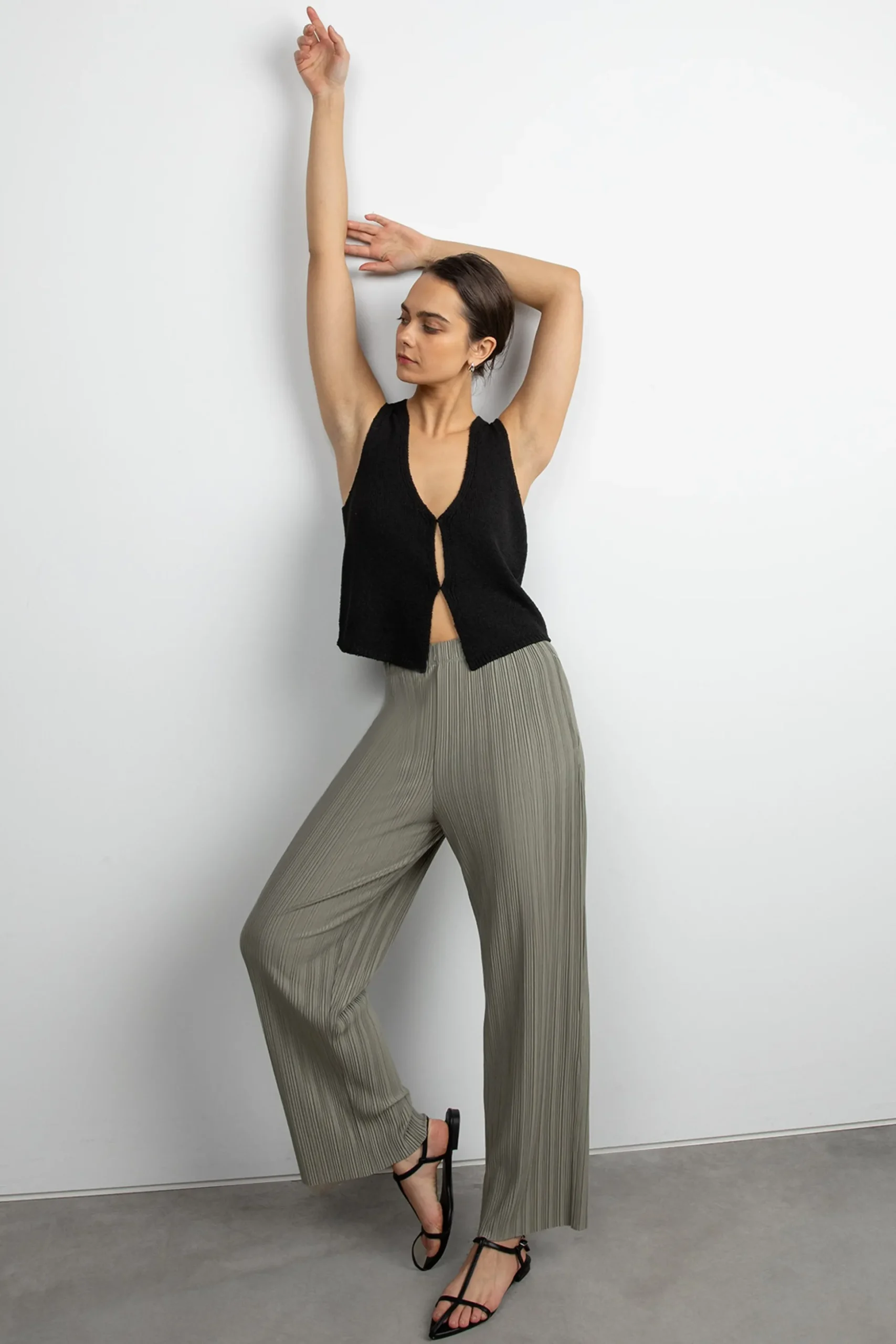 PLEATED LOUNGE PANT