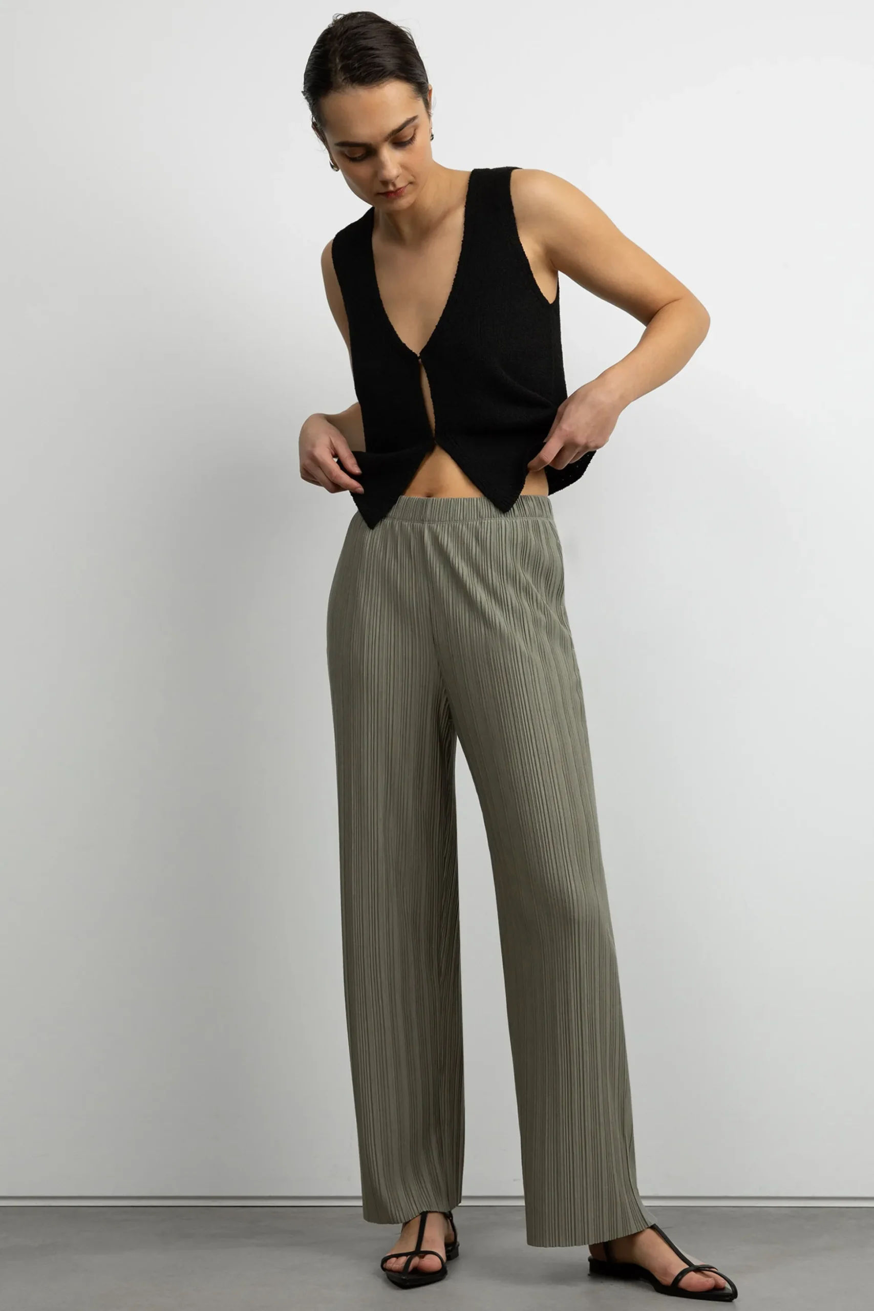 PLEATED LOUNGE PANT
