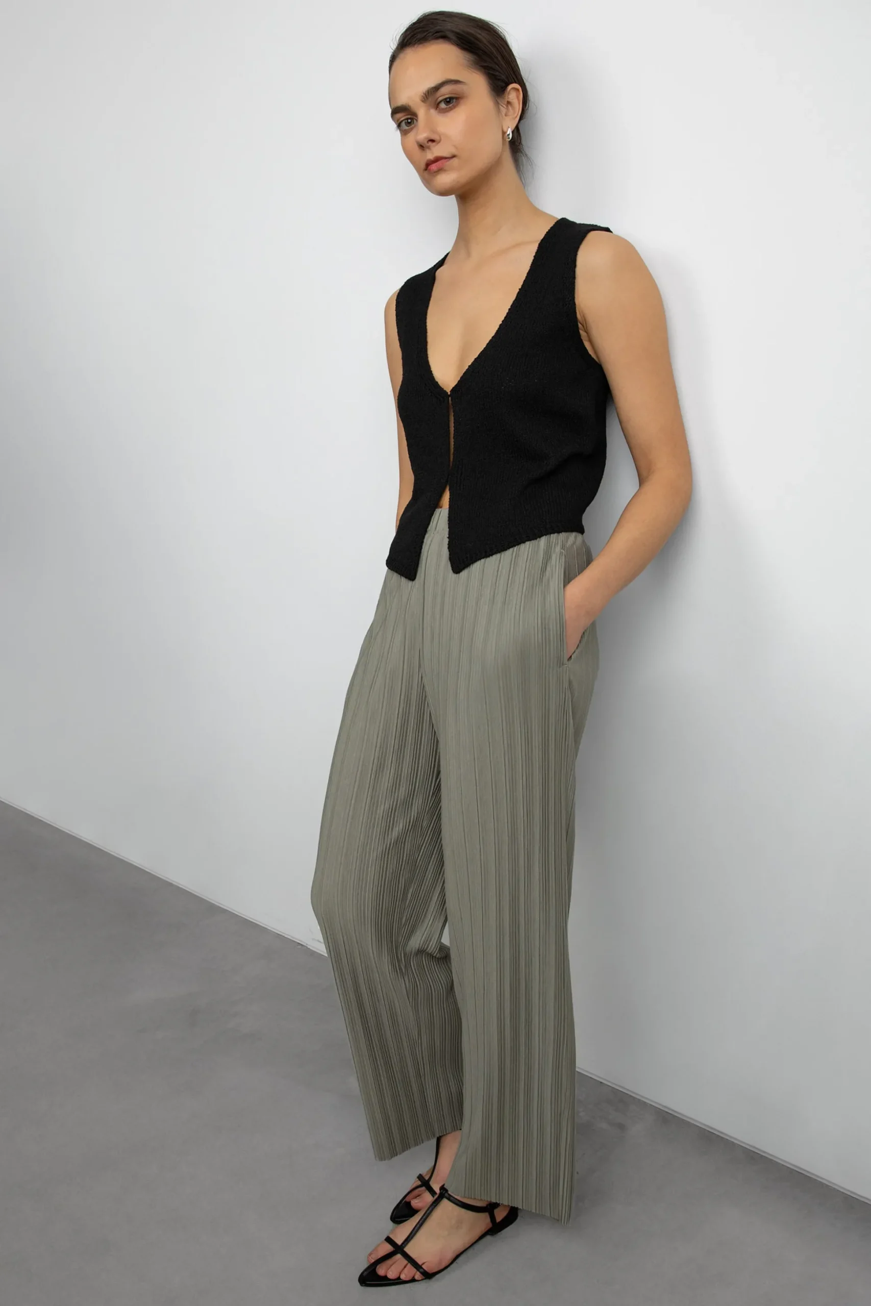 PLEATED LOUNGE PANT