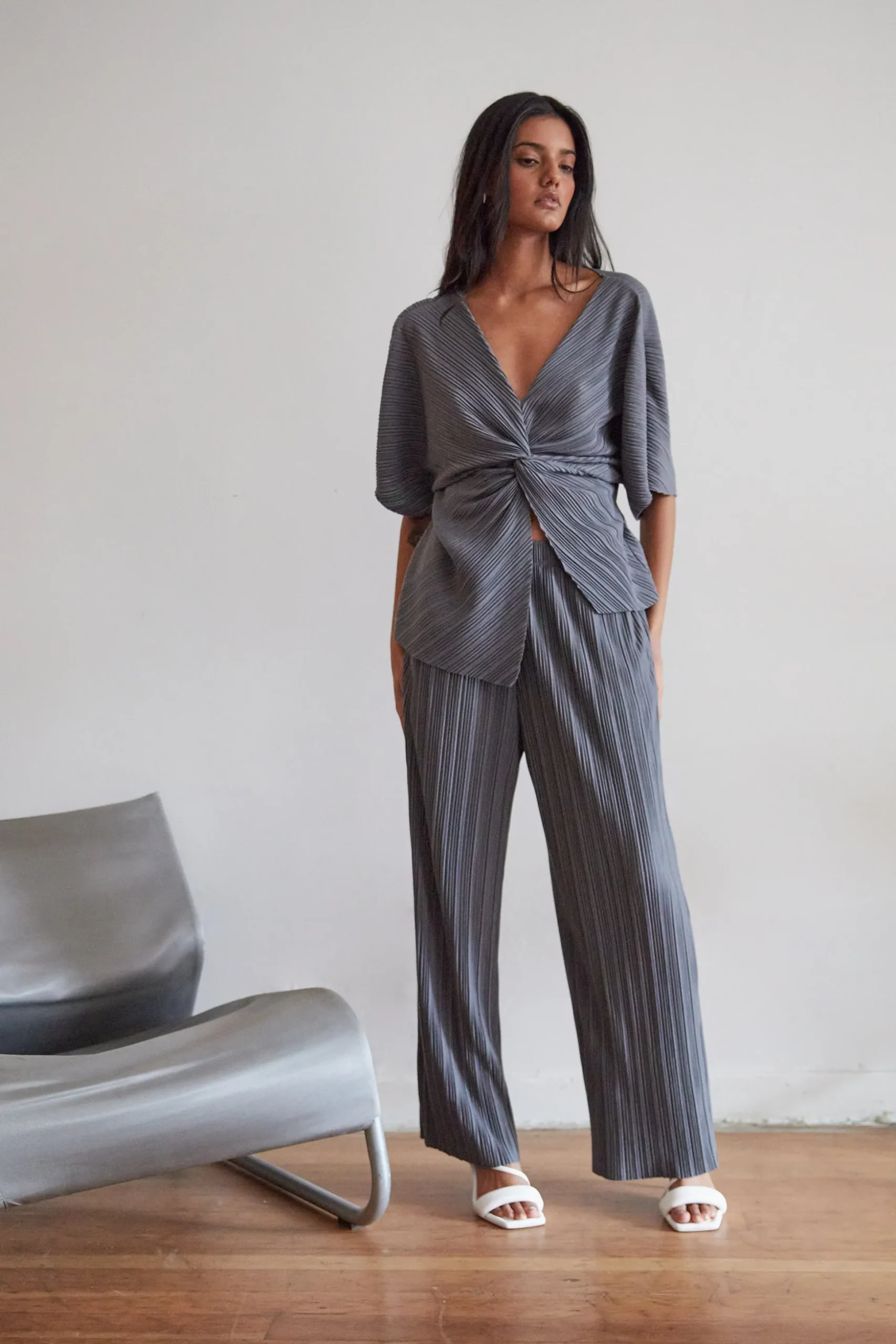 PLEATED LOUNGE PANT