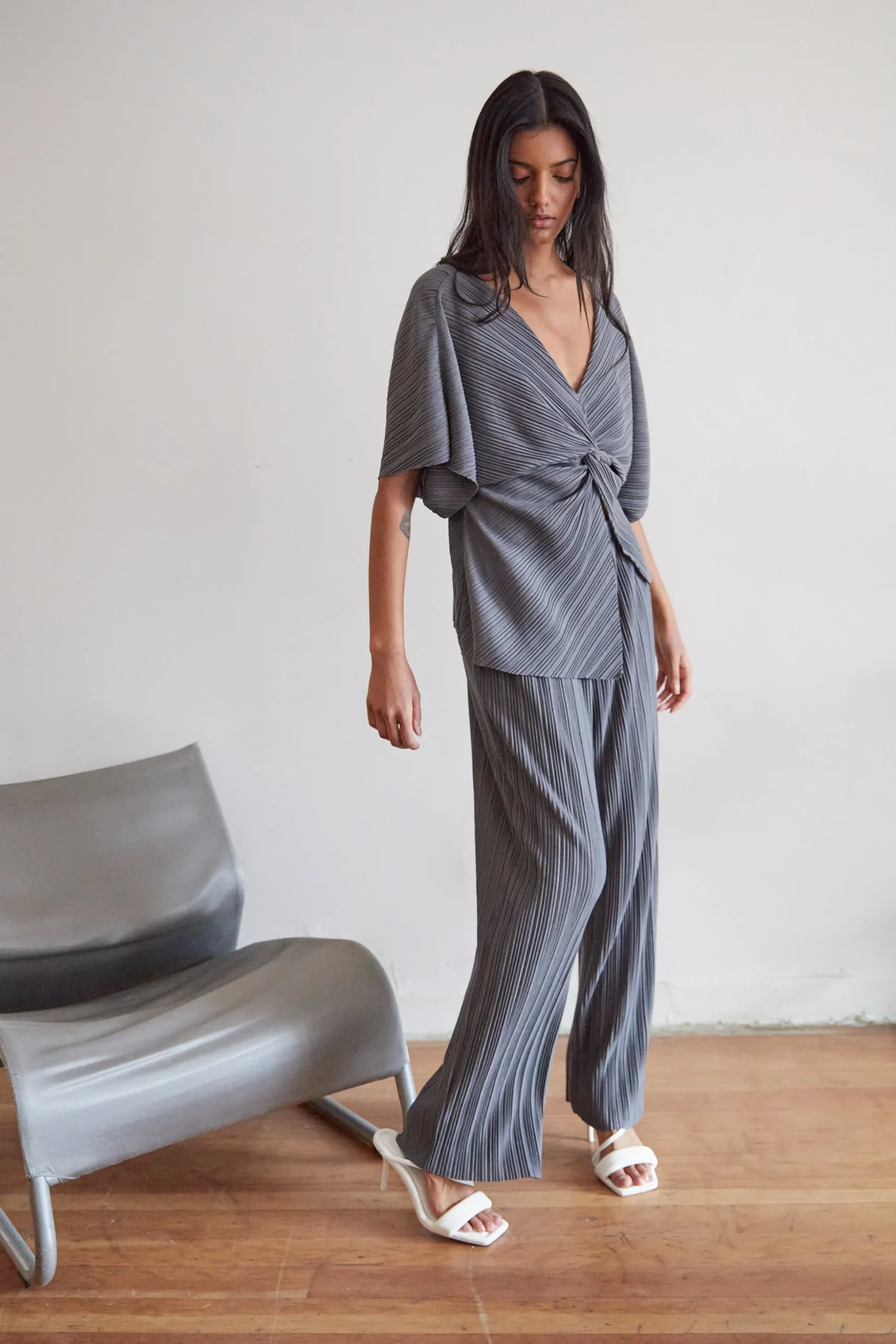 PLEATED LOUNGE PANT